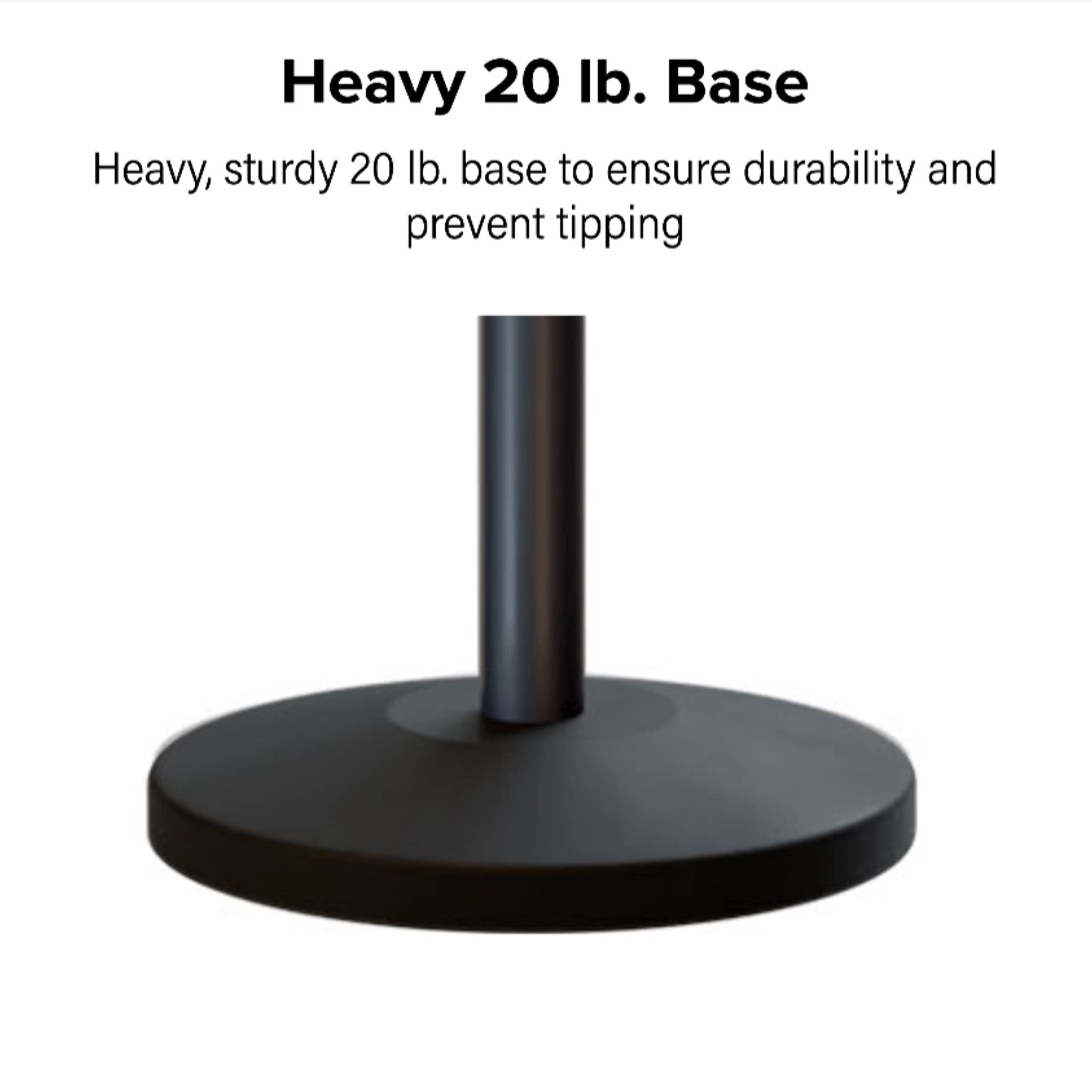 Premium Crowd Control Stanchion Kit - 2 Black Ball Top Posts & 1 Black Velvet Rope (6ft) with Stainless Steel Ends | Warehouse, Event, Retail Queue Management Solution