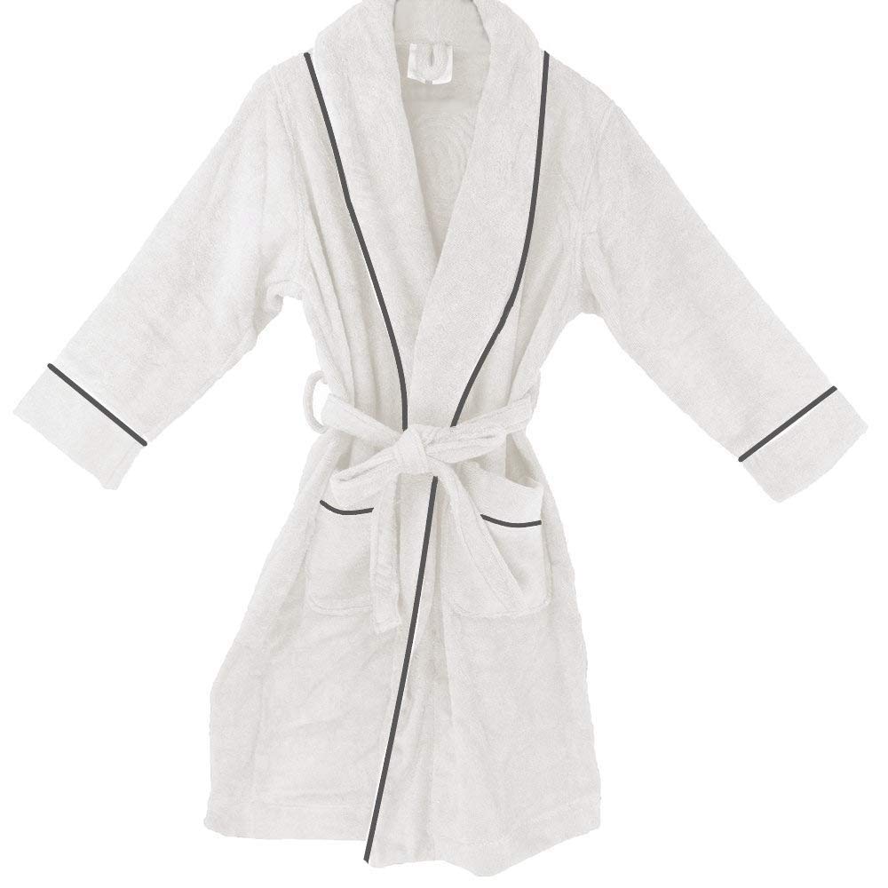 Organic Cotton Women's Bathrobe - Soft & Luxurious Spa Robe for Relaxation at Home, After Shower, Hotel Use & Gifts