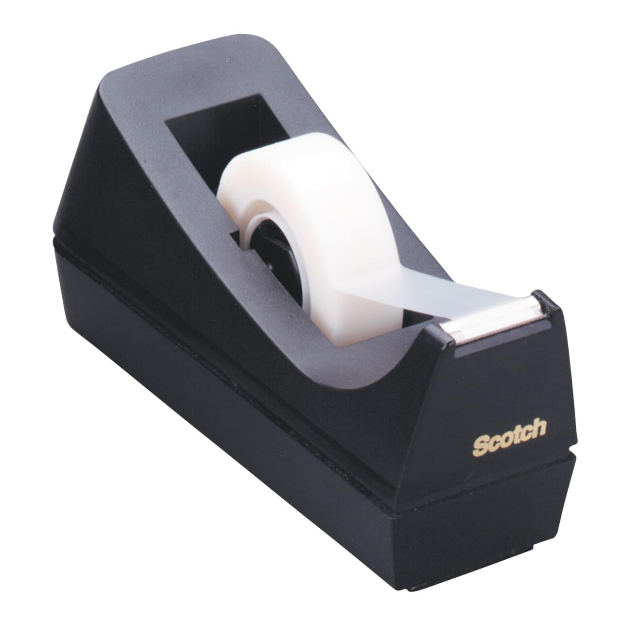Scotch C-38 Desktop Tape Dispenser - Clear Adhesive Tape Holder for Office, School & Home Use - Perfect for Wrapping, Sealing & Organizing Documents