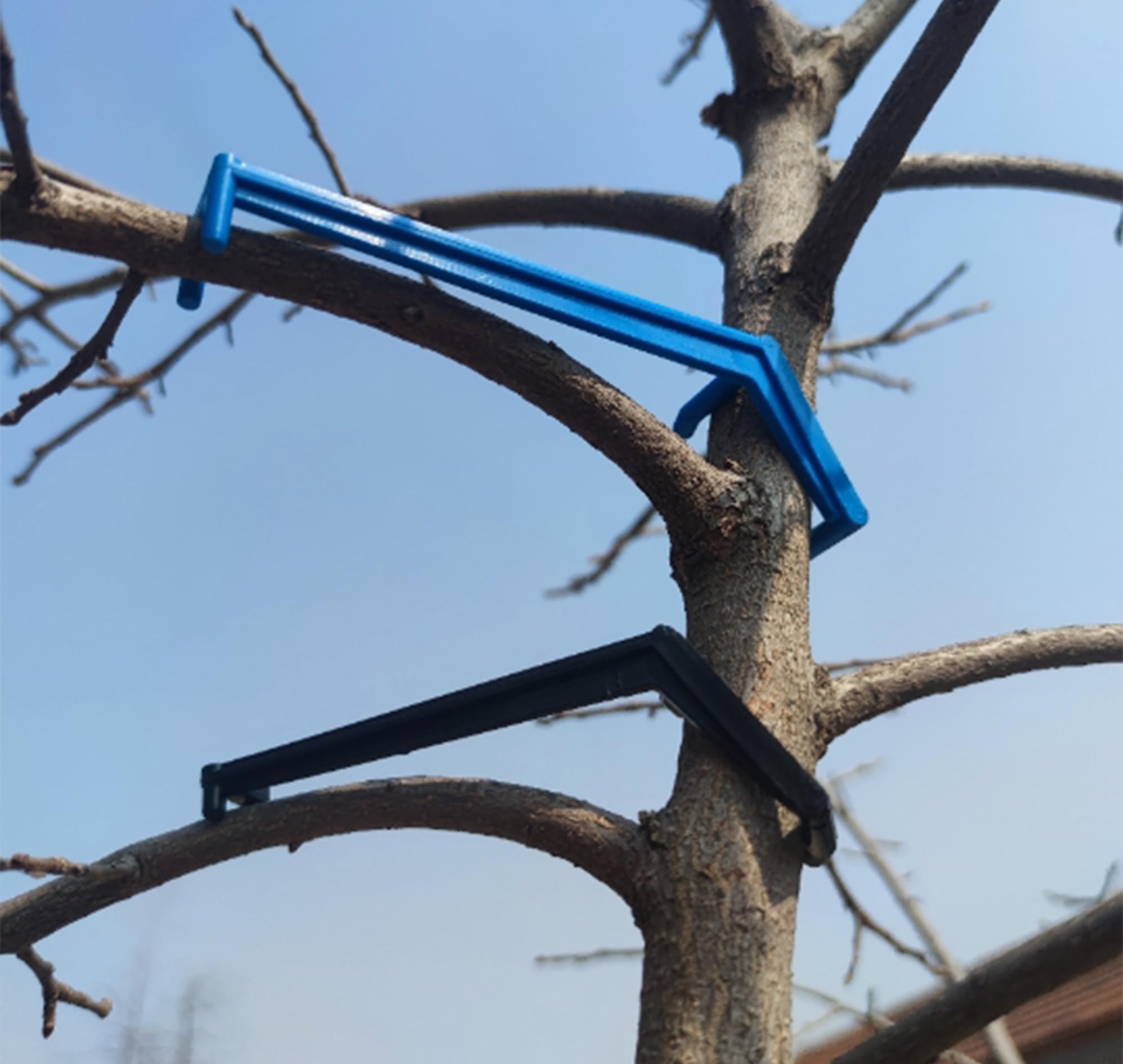 LEILIN Fruit Tree Branch Spreader - 90pcs Black Plastic Supports for Stronger Apple & Fruit Tree Branches - Ideal for Orchards, Home Gardens & Fruit Tree Training