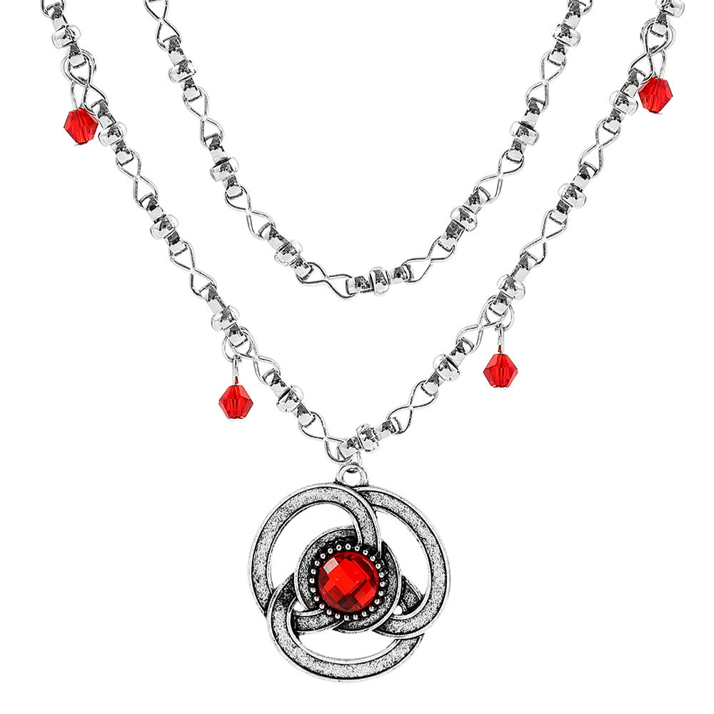 Elegant Alloy Silver Necklace for Women - Trendy Fashion Jewelry Gift for Her - Perfect for Date Night, Parties & Special Occasions
