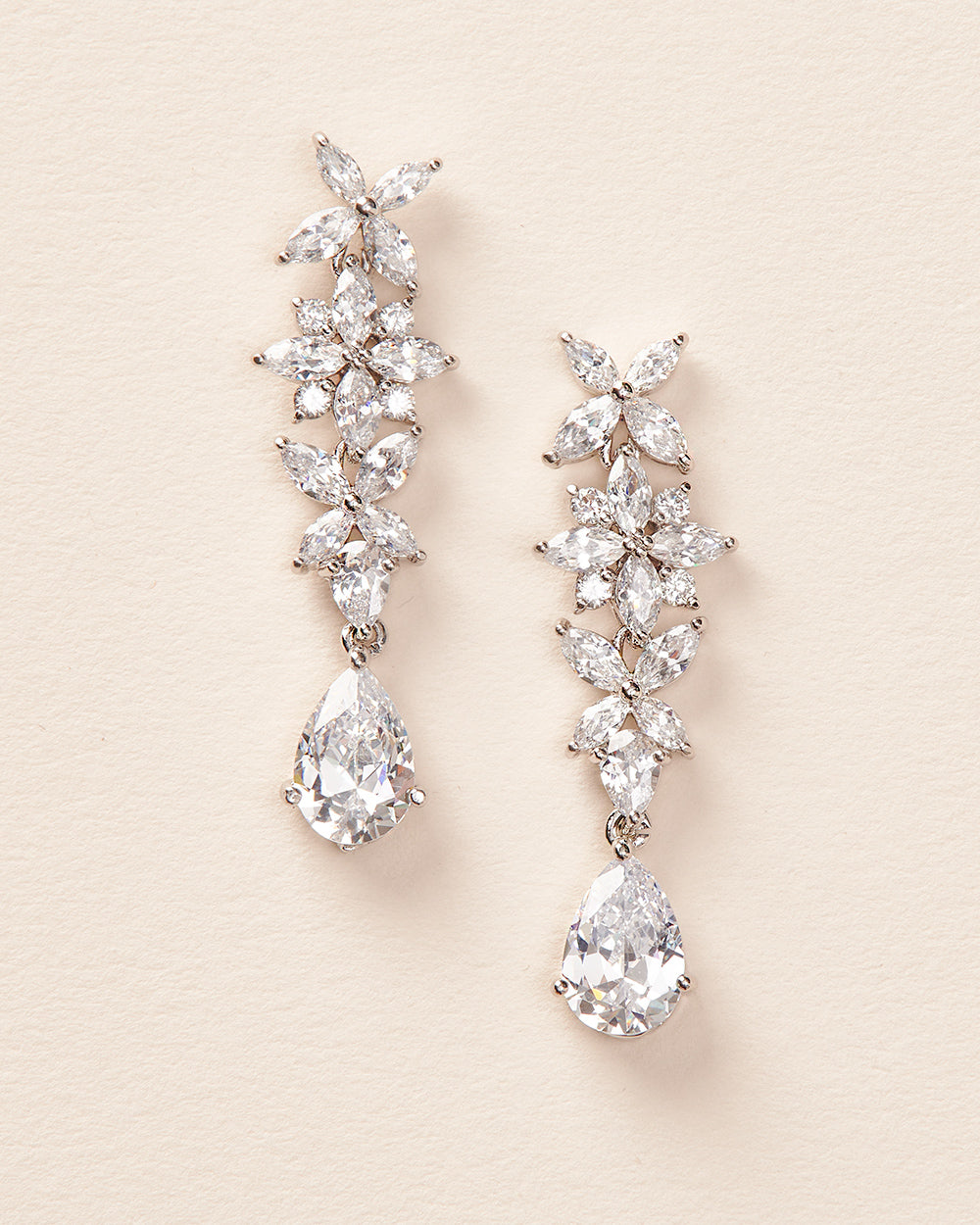 Gigi CZ Stud Earrings for Women - Sparkling Cubic Zirconia Jewelry for Everyday Wear & Special Occasions