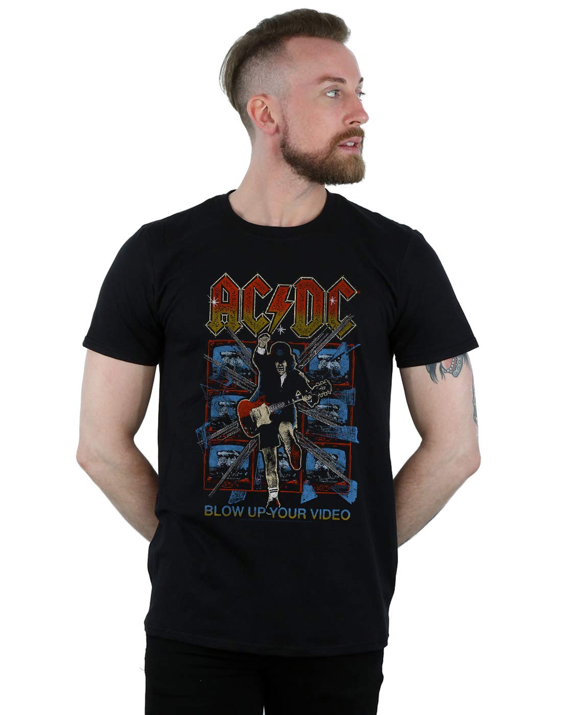 AC/DC Blow Up Your Video Graphic T-Shirt for Men | Vintage Rock Band Tee | Perfect for Concerts, Gifts & Casual Wear