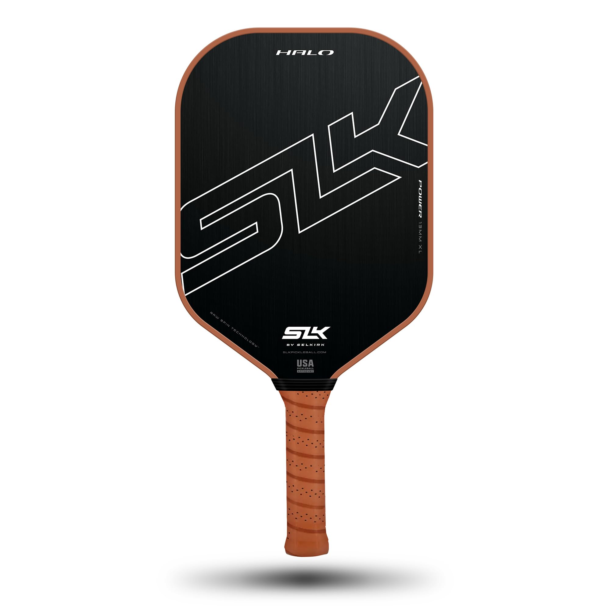 Selkirk Sport SLK Halo Raw Carbon Fiber Pickleball Paddle - Premium USA-Designed Paddle for Power & Control | Choose T700 Carbon Fiber, 18K Ultraweave or Kevlar Linkweave Models | Perfect for Competitive Play & Recreational Pickleball Games