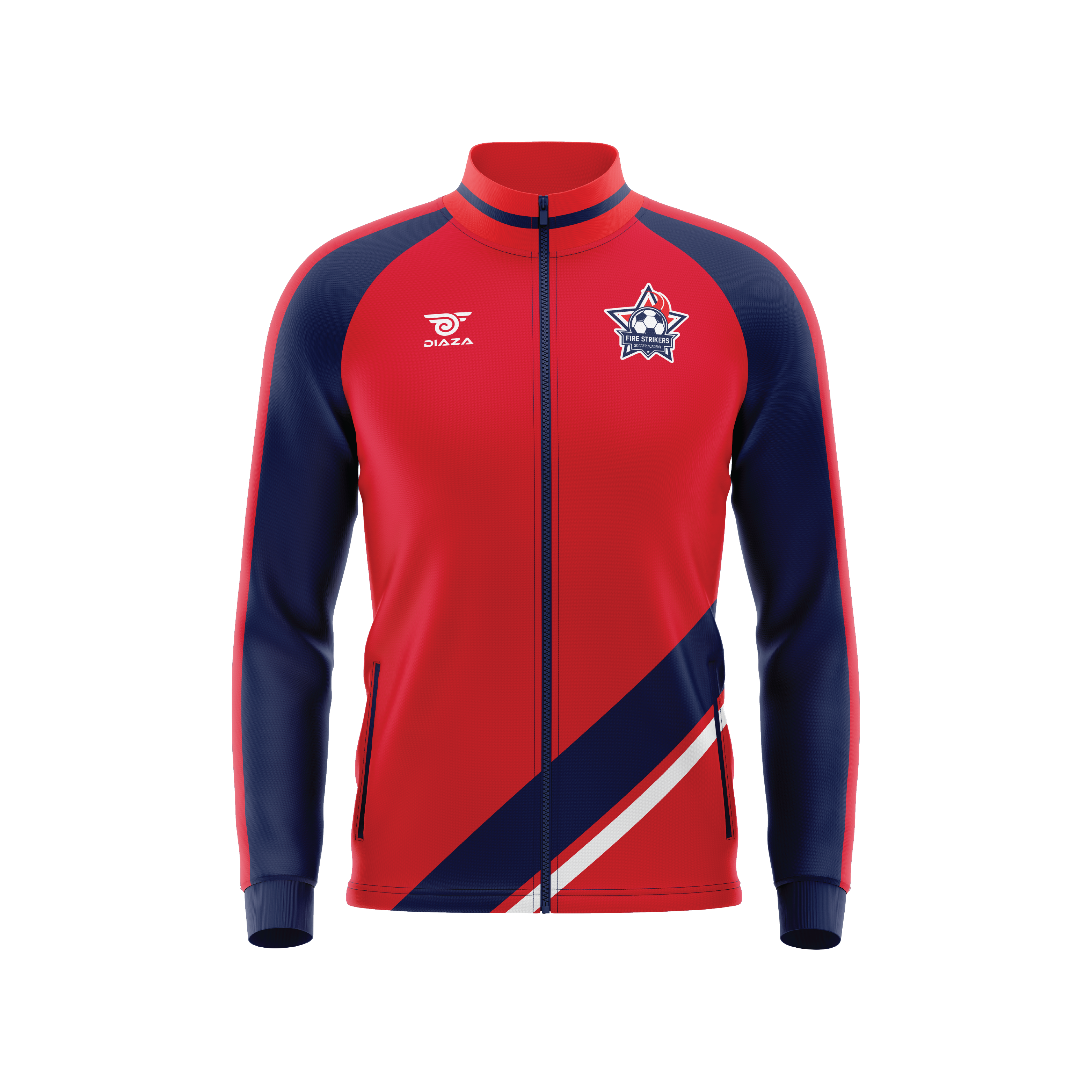 Fire Strikers Tracksuit Top - Men's Athletic Hooded Sweatshirt for Running & Gym Workouts - Comfortable Training Jacket for Outdoor Sports & Casual Wear