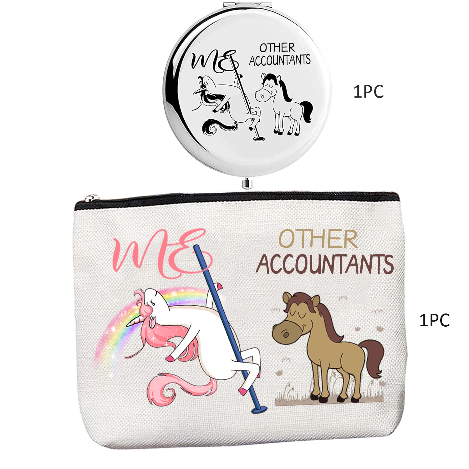 Accountant Makeup Bag - Christmas Gifts for Accountants | Travel & Cosmetic Organizer