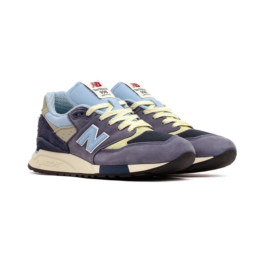 New Balance U998CB Chrome Blue Men's Running Shoes - Made in USA 998 - Perfect for Jogging, Gym & Casual Wear