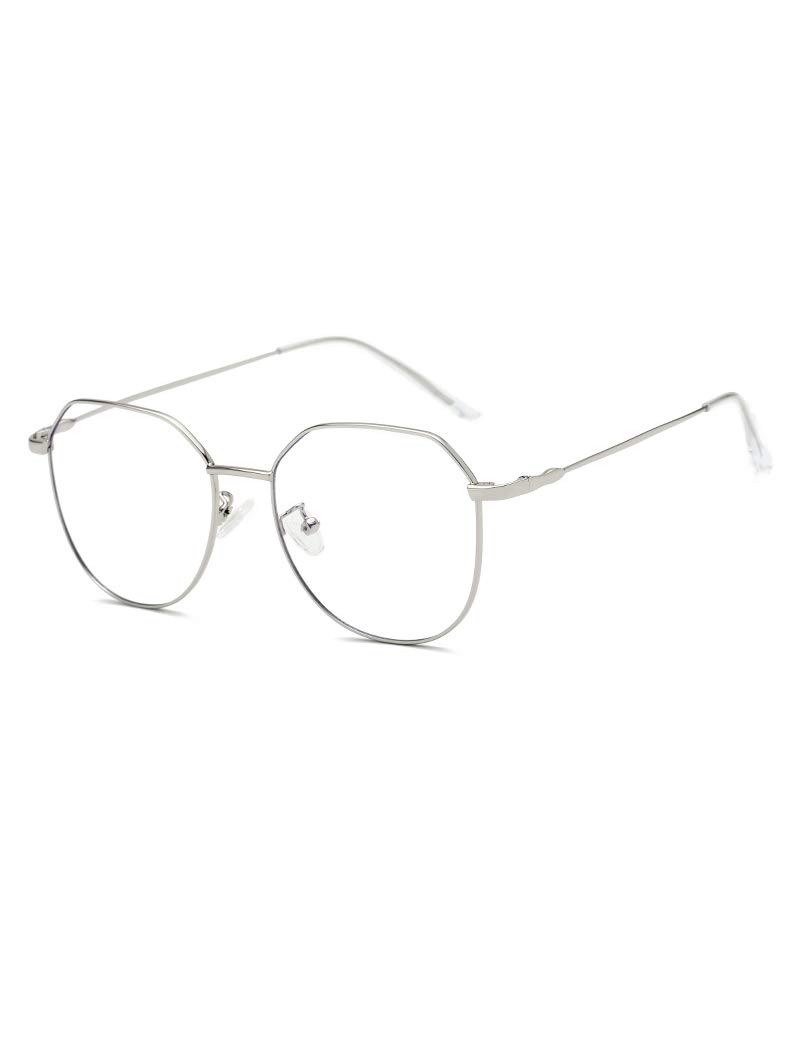 Blue Light Blocking Glasses for Computer & Gaming - Sirain Anti Blue Ray Round Frame Eyewear for Eye Strain Relief & Digital Screen Protection