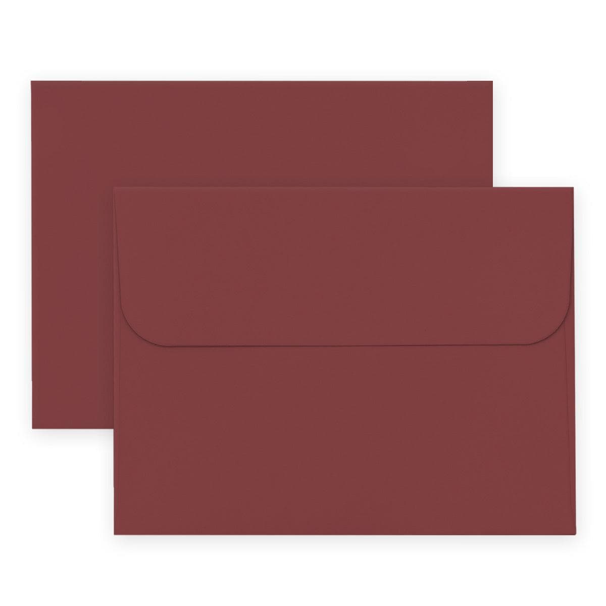 Red Cosmos Envelope Bundle - 50 Pack Aesthetic Stationery for Scrapbooking, Wedding Invitations & DIY Crafts - Premium Paper Envelopes for Letters, Greeting Cards & Gift Packaging