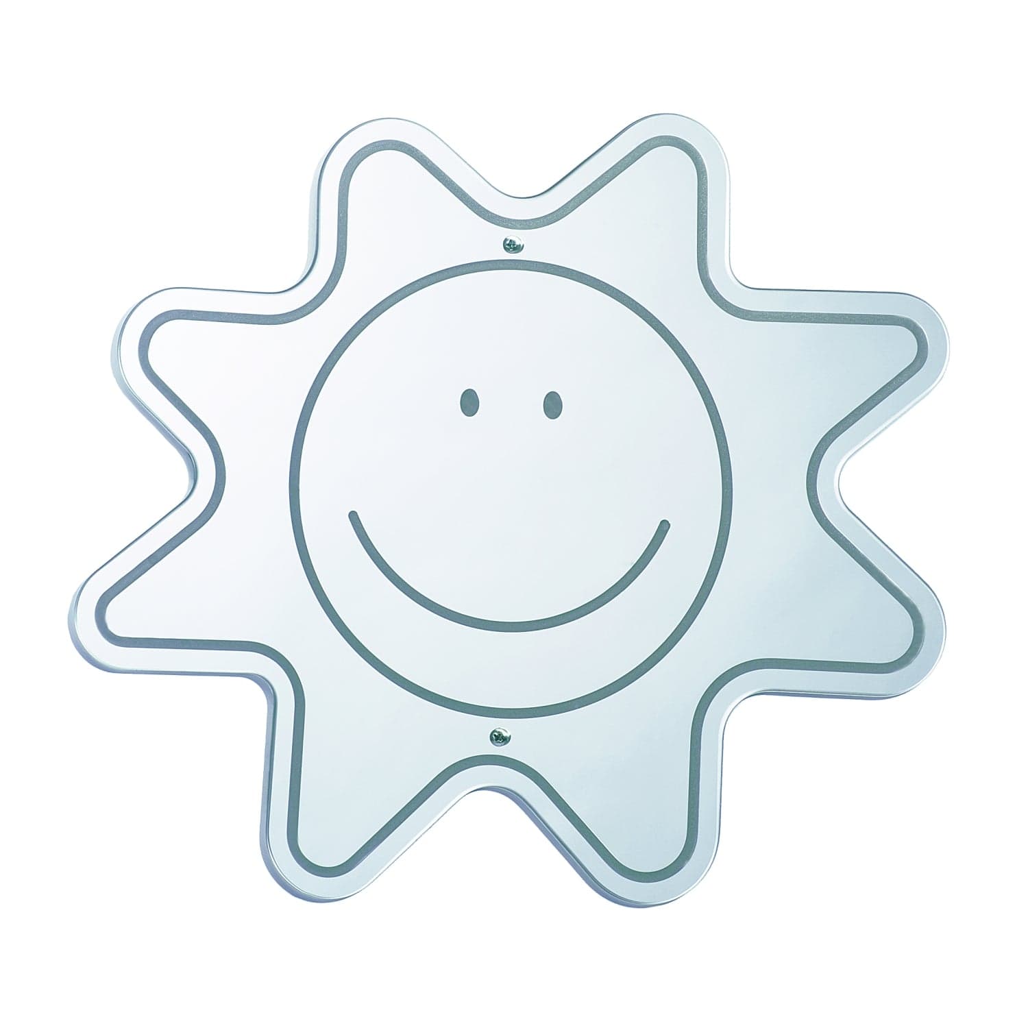 Happy Face Mirror - Fun and Stylish Wall Decor for Kids' Rooms, Bathrooms & Playrooms - Perfect for Home, Nursery, and Classroom Decorations