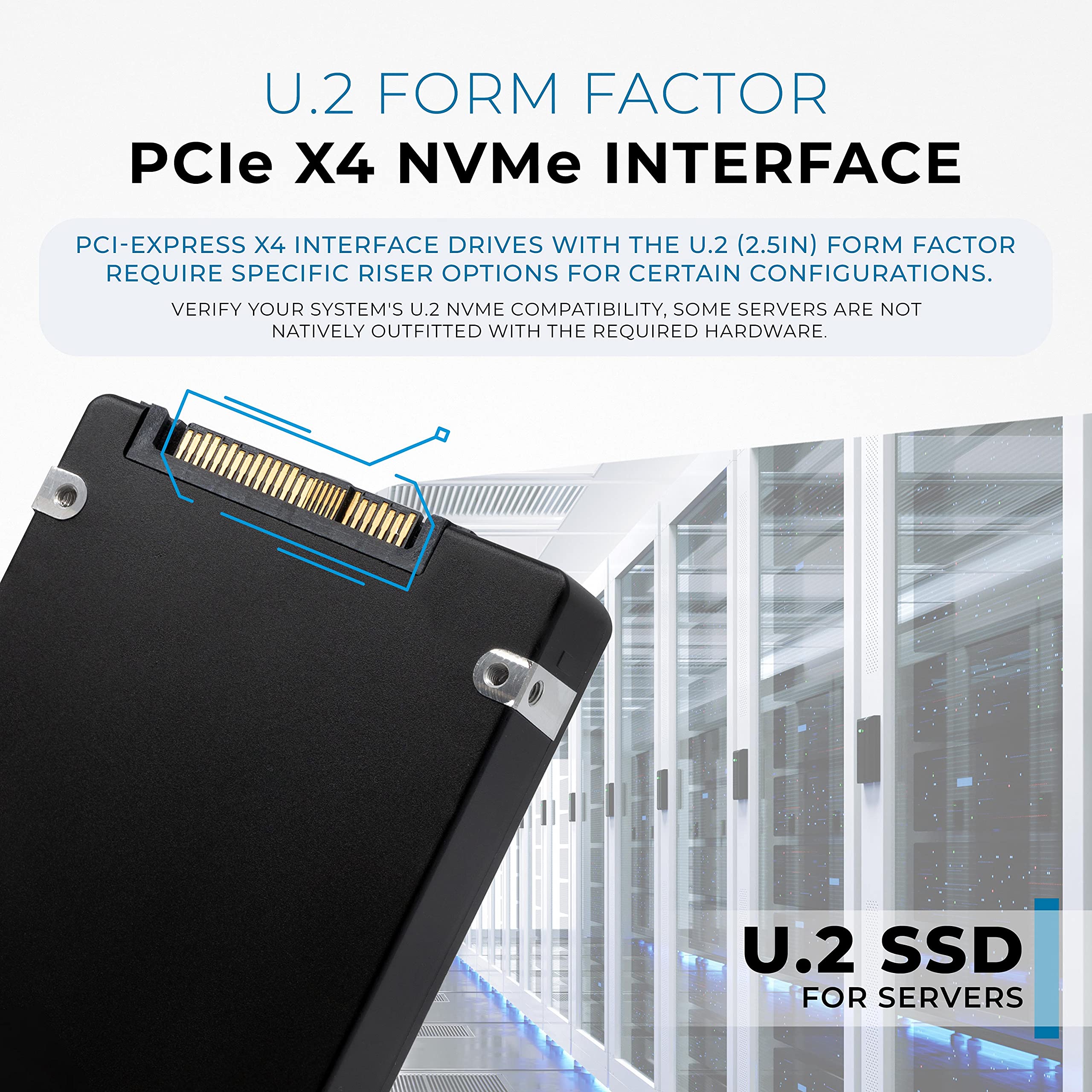 960GB 3D MLC PCIe 3.0 x4 NVMe U.2 2.5