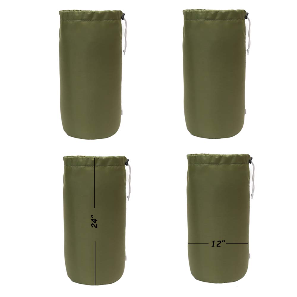 Durable Waterproof Drawstring Dustproof Storage Bags 4-Pack - Perfect for Camping, Travel, and Outdoor Gear Organization