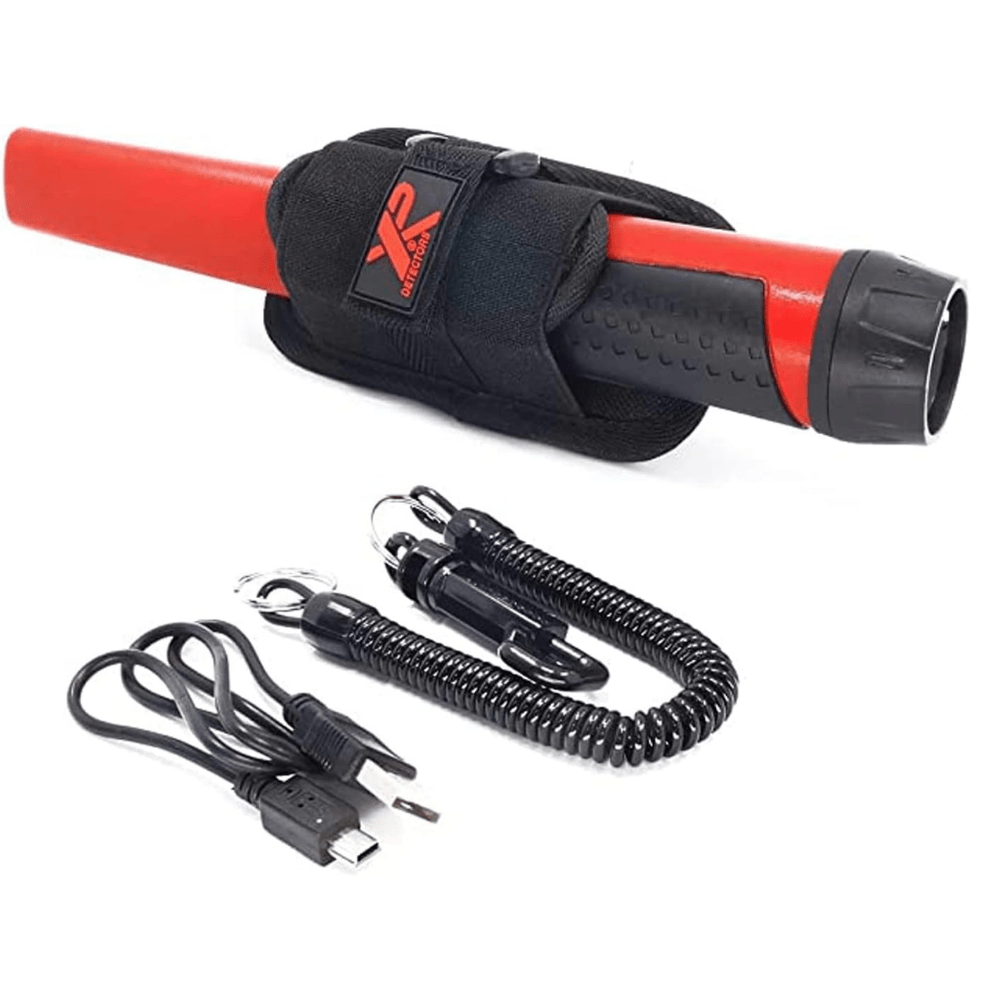 XP MI 4 Waterproof Pinpointer Metal Detector - Professional Treasure Hunting & Gold Prospecting Tool for Beach, Field & Outdoor Adventures