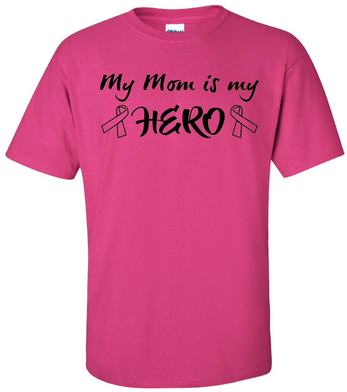 My Mom is My Hero Pink T-Shirt - Cute Mother's Day Gift for Women - Perfect for Mother's Day, Birthday & Family Events