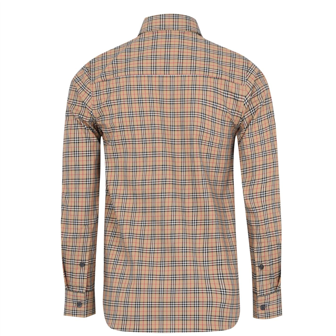 Burberry Check Long Sleeve Shirt for Kids - Classic Plaid Button-Up Top for Boys & Girls - Perfect for School, Parties, and Family Photos
