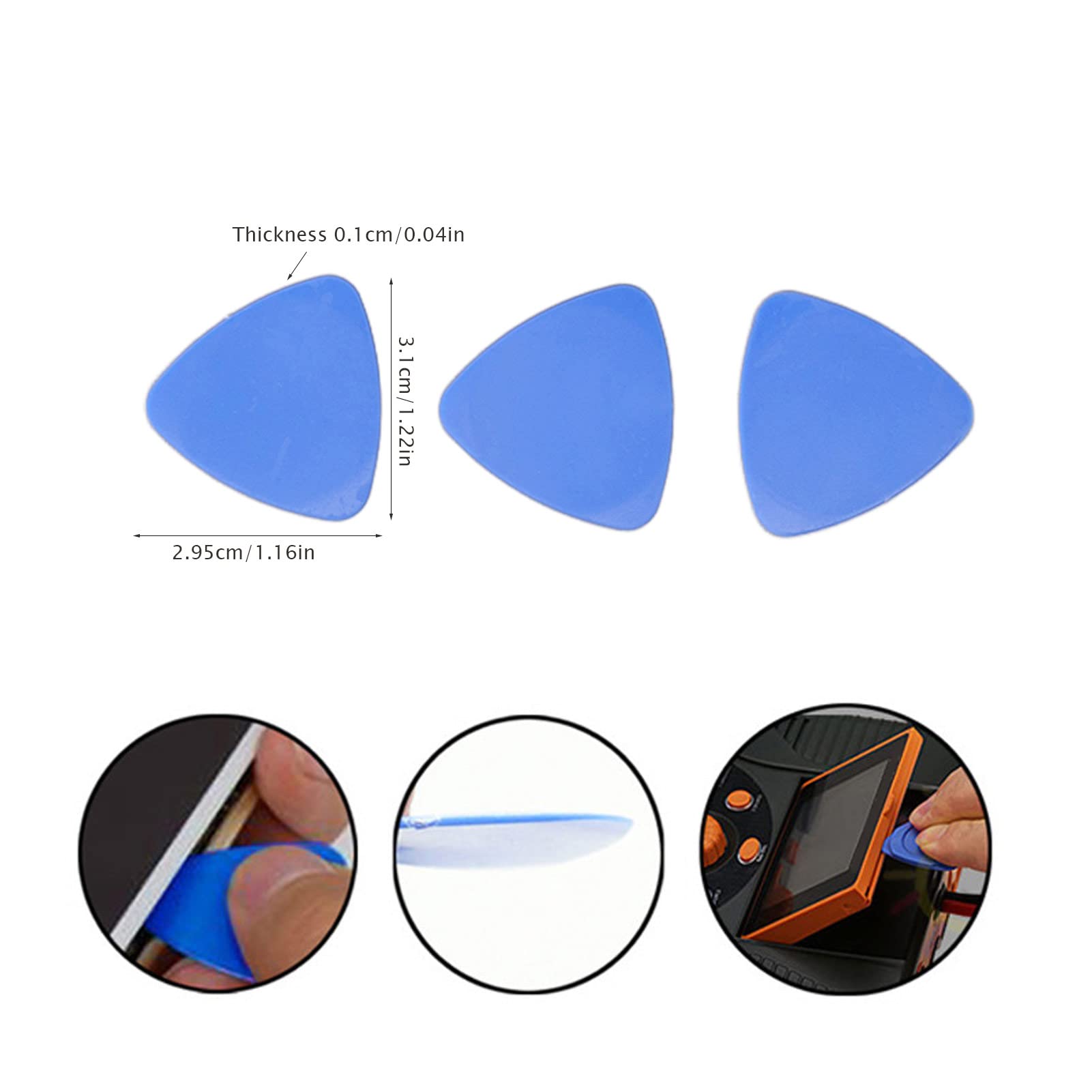 Professional Electronics Repair Tool Kit - PVC Plastic Pry Tools, Spudgers, Triangular Sheets & Suction Cups for iPhone, Laptop, Smartphone Repair | DIY Gadget Fixing Accessories for Technicians & Hobbyists