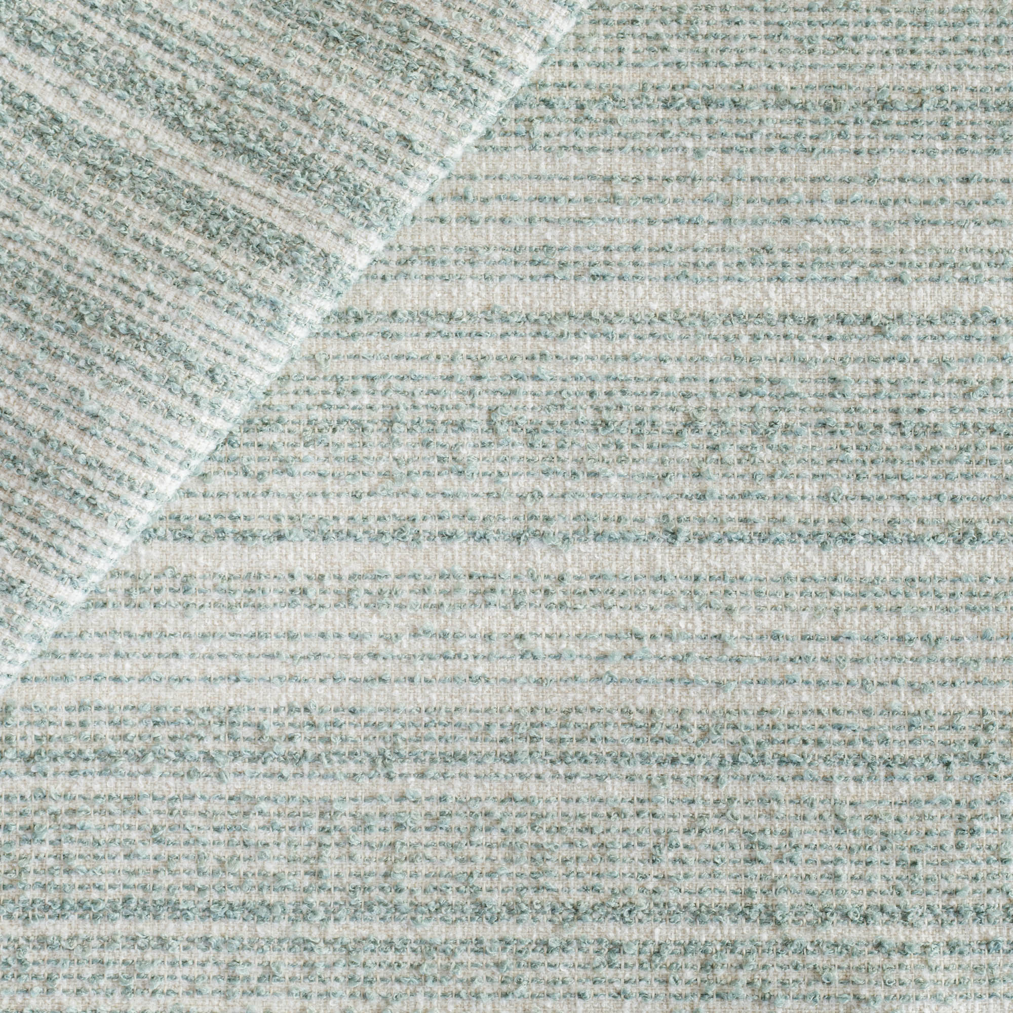 Premium Kos Stripe Fabric - Soft & Durable Jade Green Textile for Upholstery, Curtains & Home Decor | Perfect for DIY Projects & Crafting