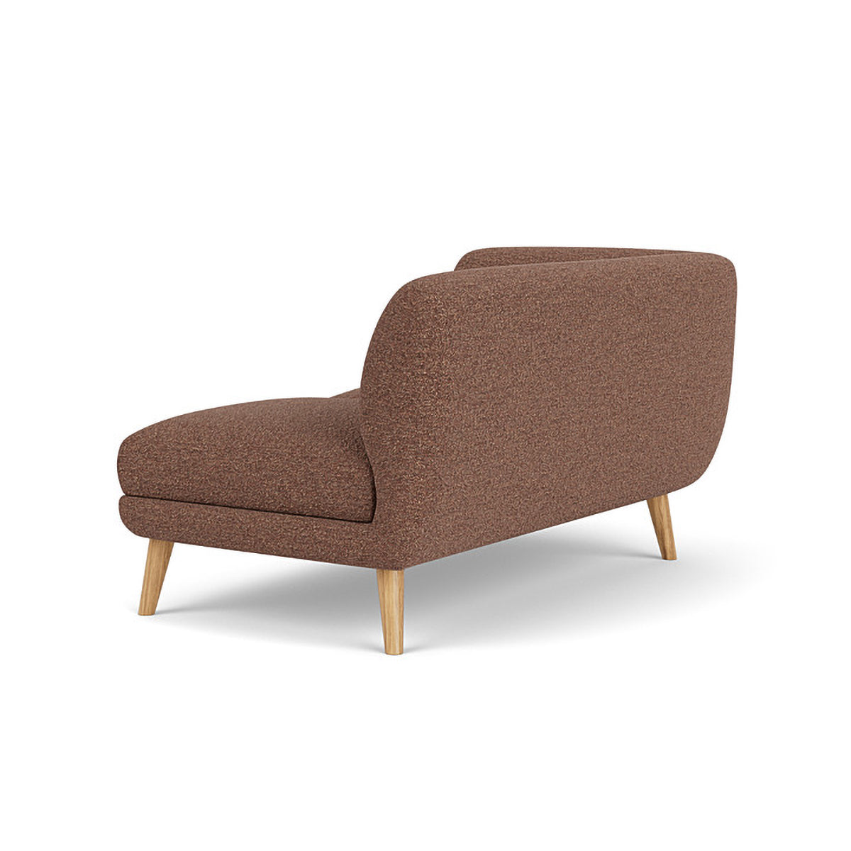 Alfred Boucle Left 2 Seater Modular Sofa - Modern Sectional Couch for Living Room, Small Space & Apartment - Soft Fabric Upholstery with Reversible Design
