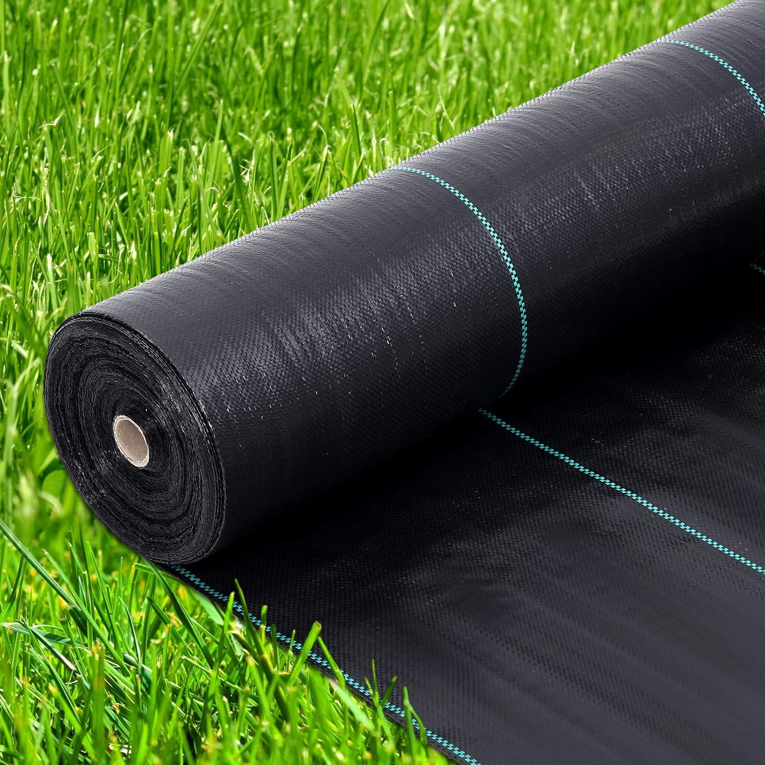 GARVEE 3oz 6.5ft x 300ft Premium Heavy Duty Weed Barrier Fabric - Durable Landscape Fabric for Weed Control, Garden Mulch & Ground Cover - Ideal for Flower Beds, Vegetable Gardens & Landscaping Projects