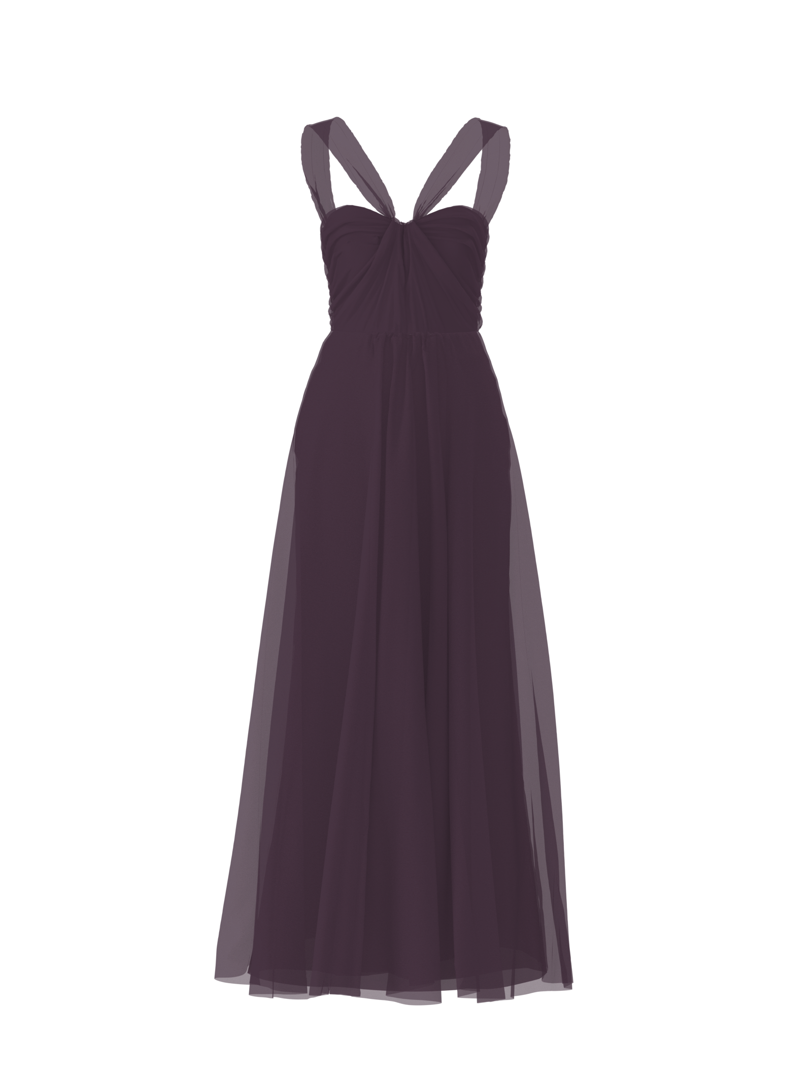 Cerisa Bodice & Justine Skirt Set in Plum - Elegant Women's Fashion for Parties, Weddings & Special Occasions