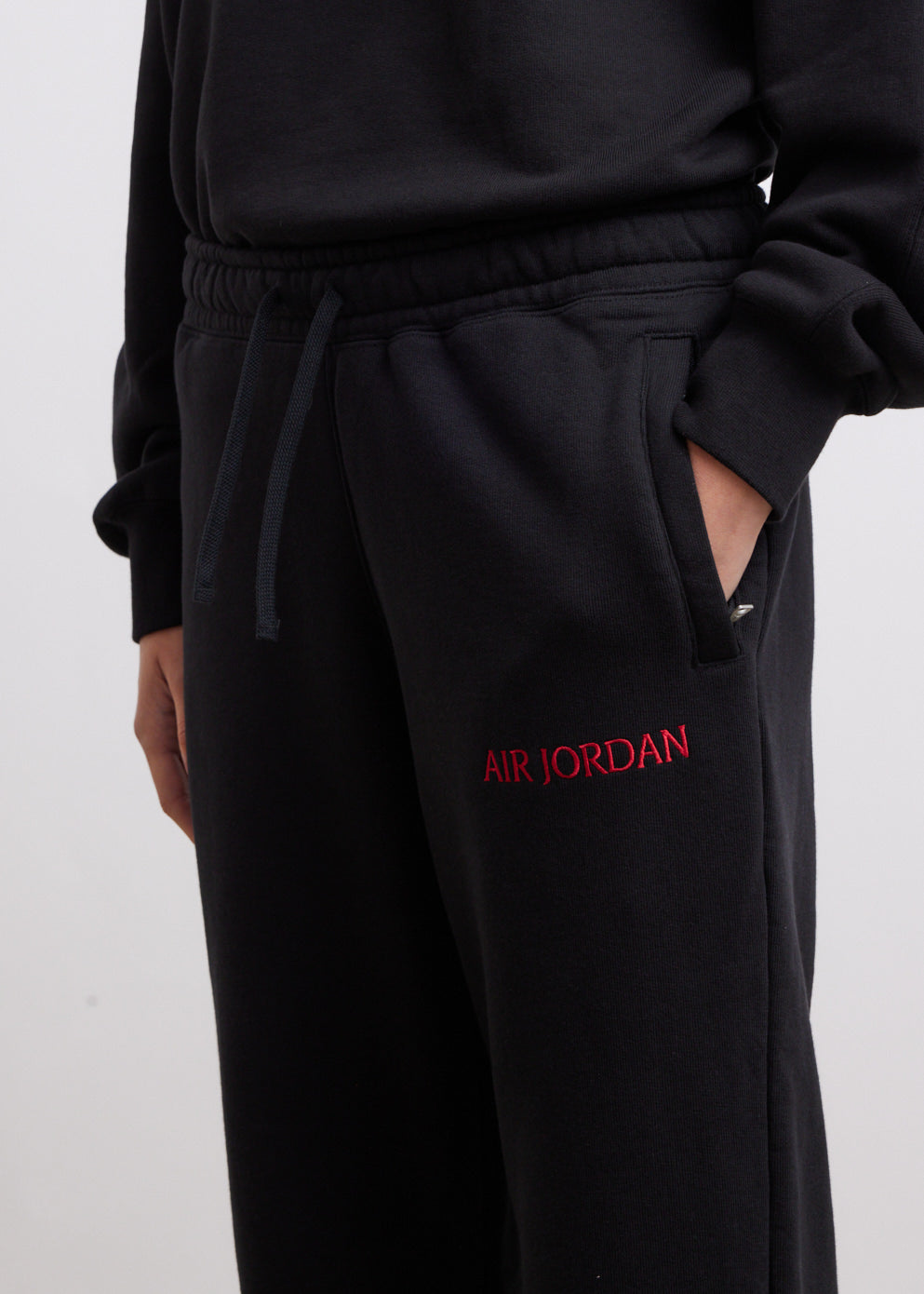 Air Jordan Fleece Pants for Men - Comfortable Winter Joggers with Elastic Waistband - Perfect for Gym, Lounge & Casual Wear