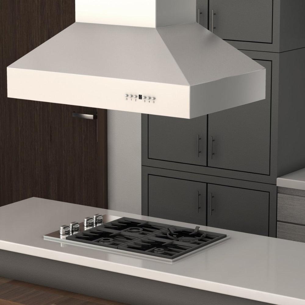 ZLINE 697i 304 Stainless Steel Outdoor Approved Island Mount Range Hood - Powerful Ventilation for Outdoor Kitchens & BBQ Areas
