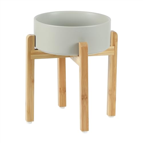 Single Bowl+ Stand - Grey