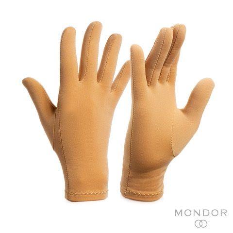 Mondor Caramel Figure Skating Gloves for Women & Men - Warm & Comfortable Ice Skating Accessories for Winter Sports & Outdoor Activities