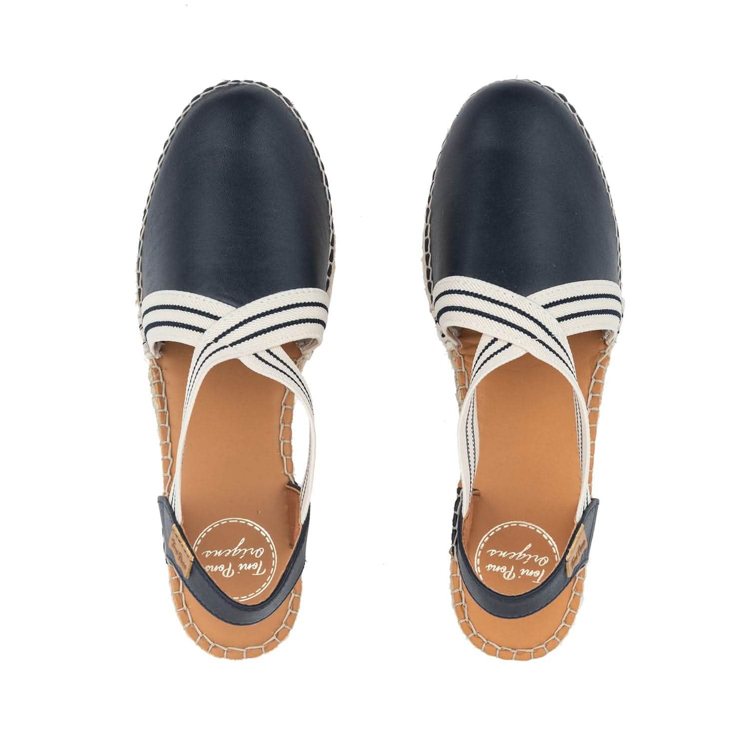 Vera SW Women's Plain Leather Wedge Espadrilles - Comfortable Casual Summer Shoes for Beach, Vacation & Everyday Wear