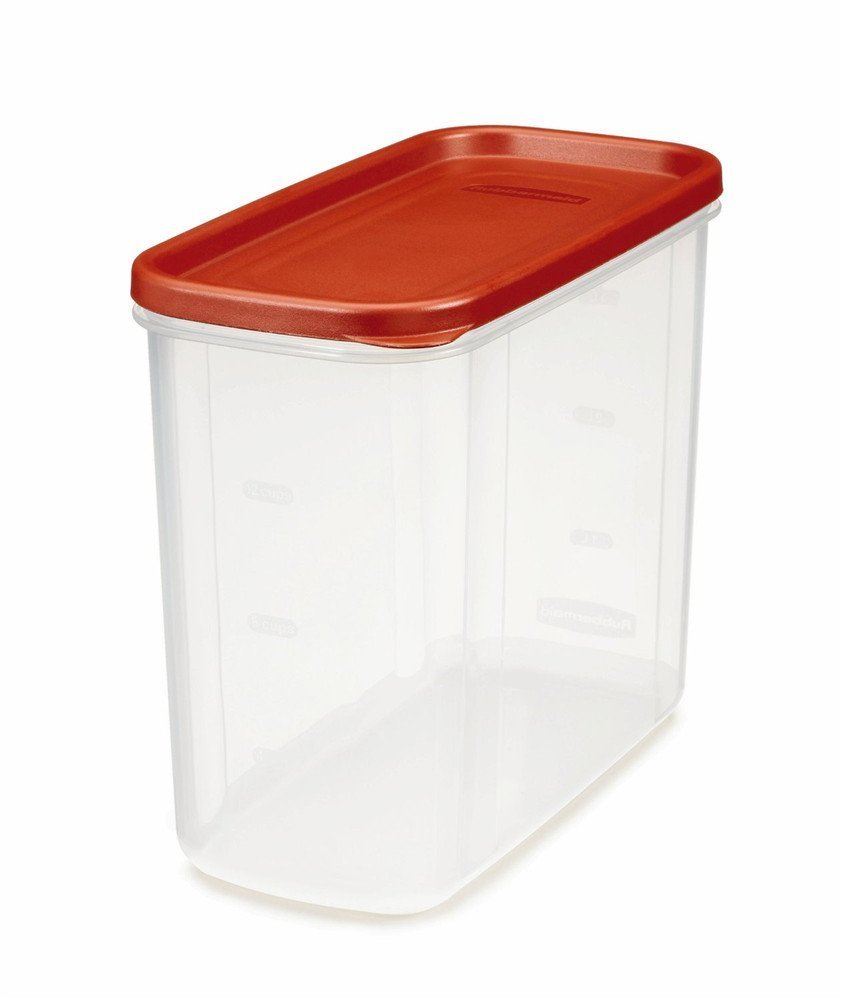 Rubbermaid 1776472 16-Cup Clear Airtight Food Storage Container for Flour, Sugar, Cereal - Perfect for Kitchen Pantry Organization & Bulk Food Storage