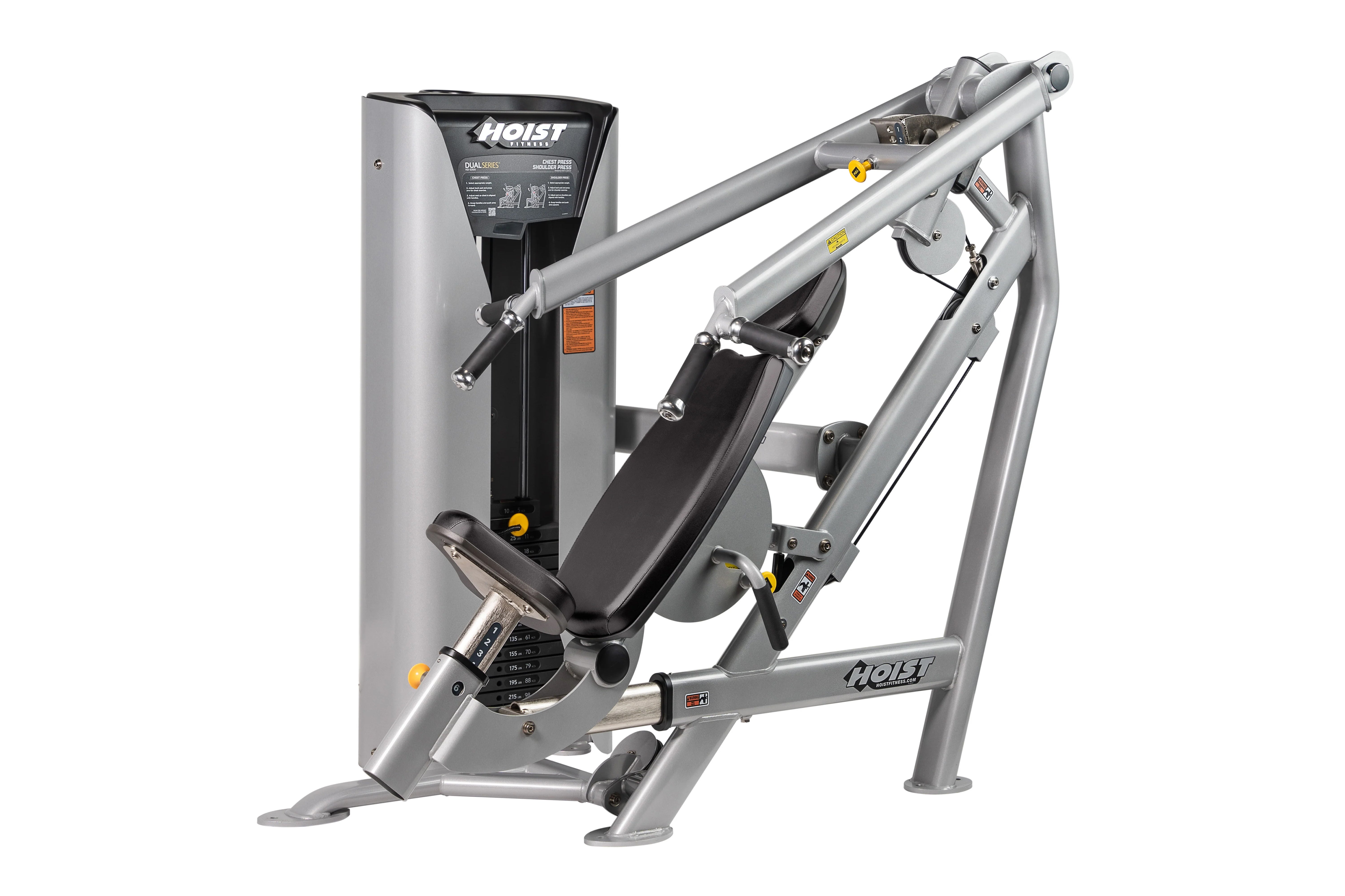 Hoist HD 3300 Chest and Shoulder Press Machine - Commercial Grade Gym Equipment for Home & Fitness Studio Workouts