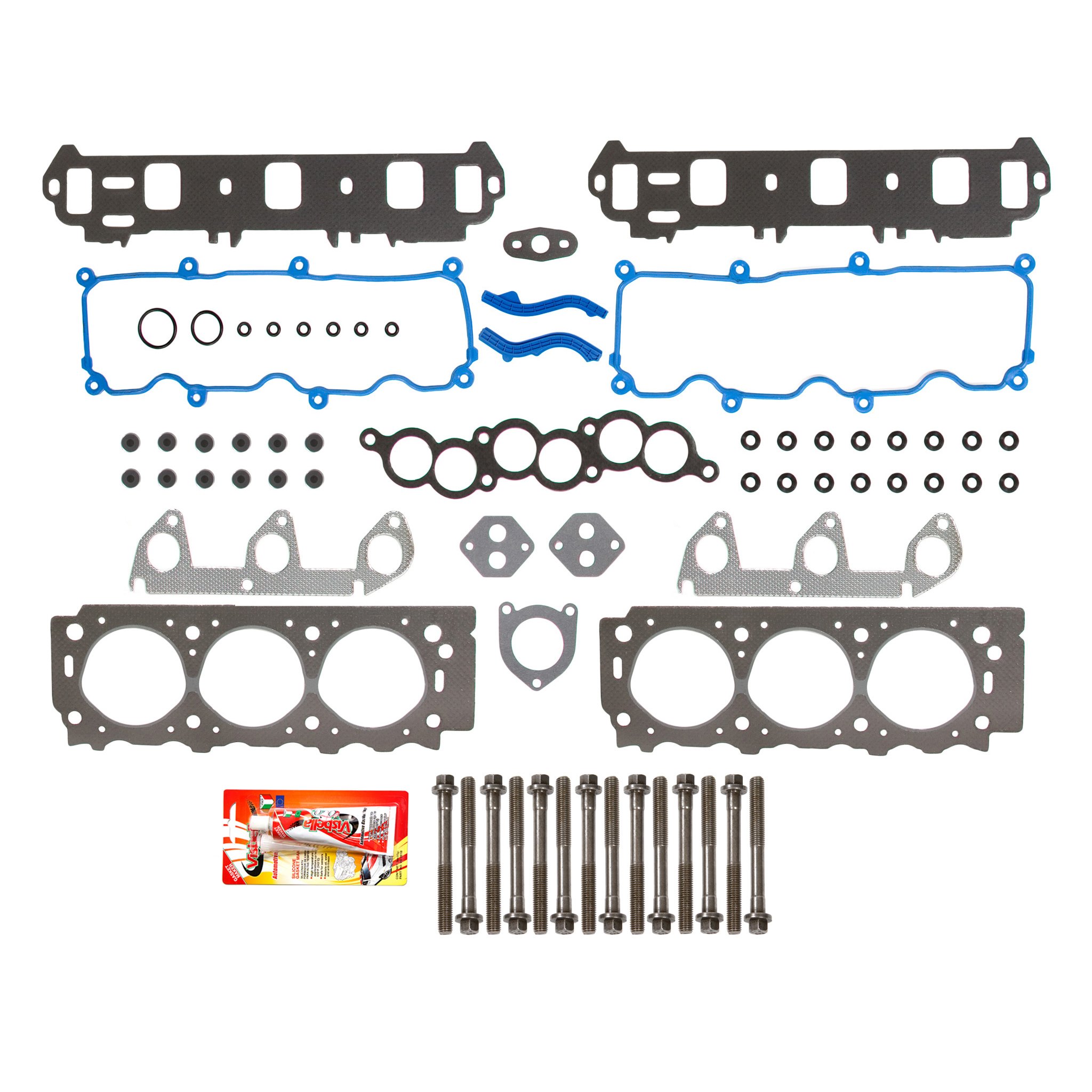 Ford Probe Taurus Windstar Mercury 3.0L V6 Head Gasket Set with Head Bolts - Compatible with 1991-1995 Models - Engine Repair & Maintenance Kit for DIY Mechanics