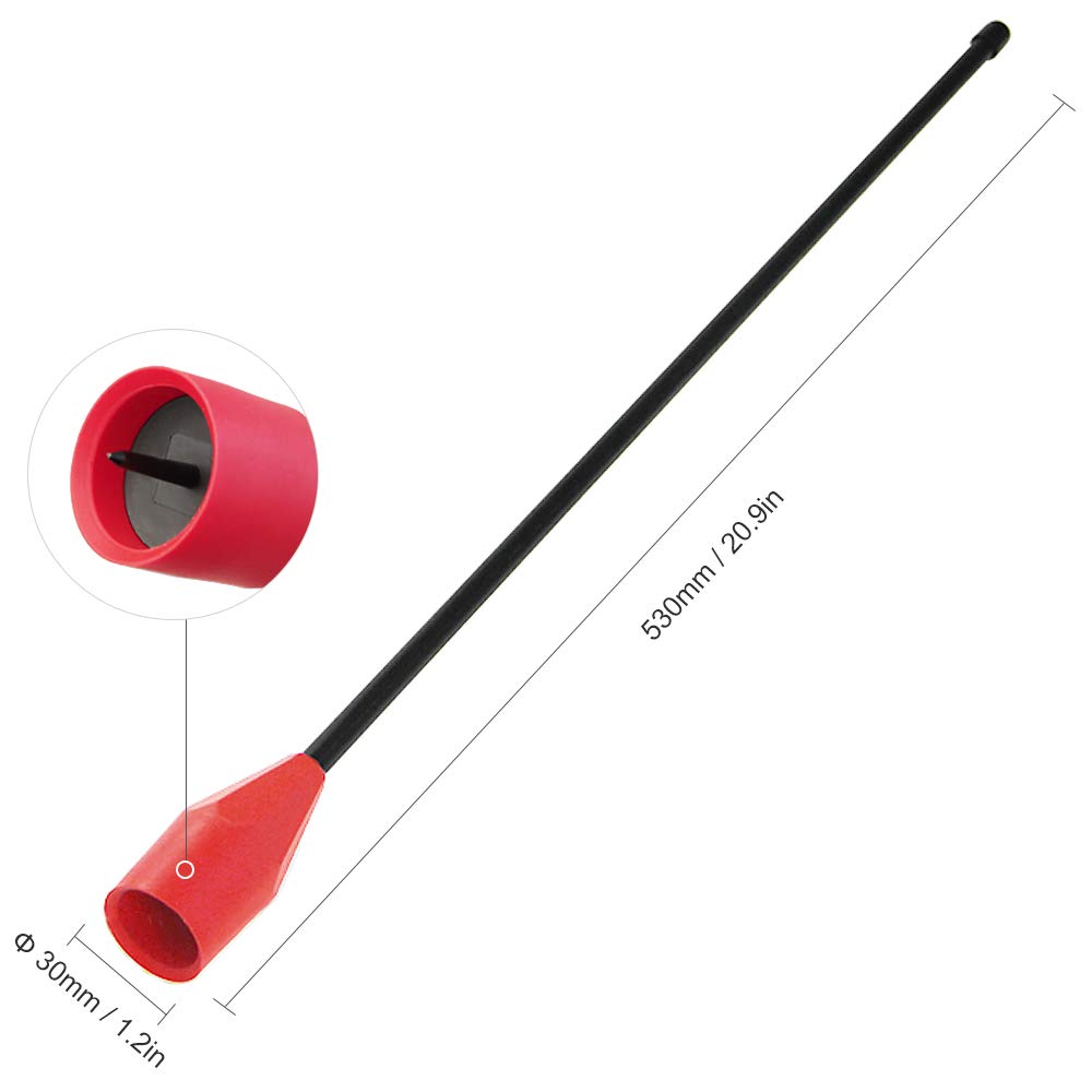 Lixada Golf Swing Trainer - Anti Flip Golf Practice Aid Stick for Beginners | Improve Swing Mechanics & Accuracy | Perfect for Driving Range & Backyard Practice