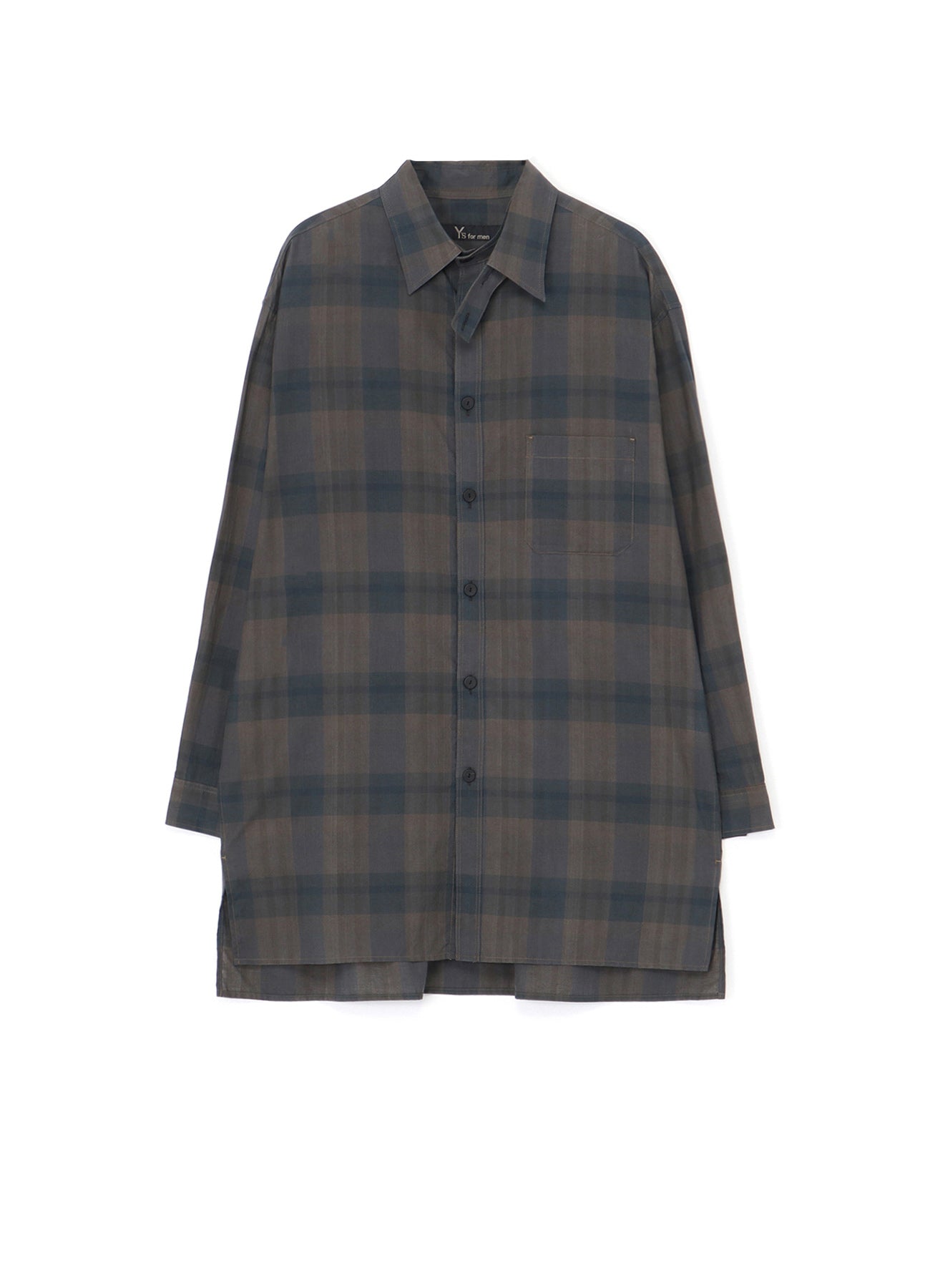 Stylish Cotton Linen Plaid Shirt with Layered Collar | Comfortable Casual Button Down Shirt for Men | Perfect for Office, Date Night & Outdoor Activities
