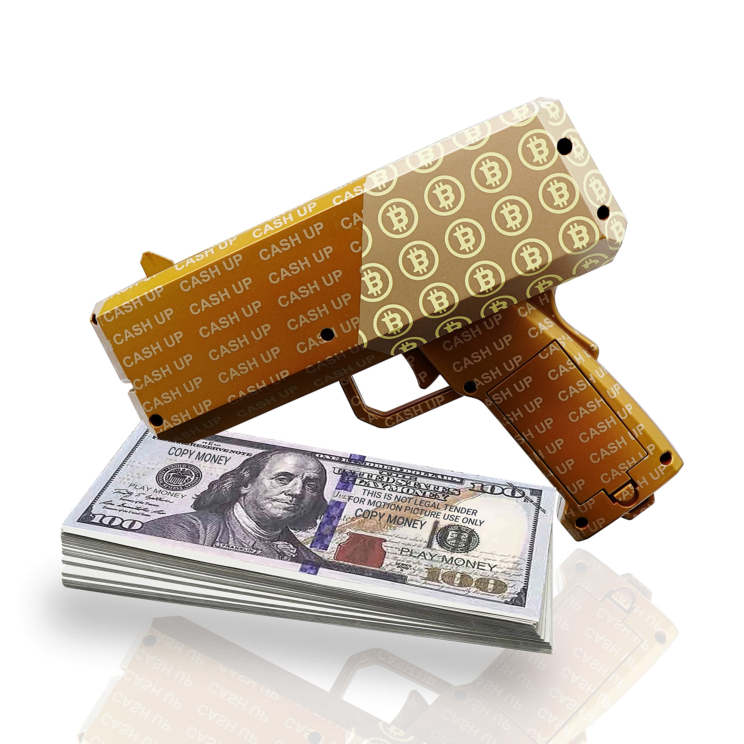 Zoomeek Money Gun Toy - Cash Dispenser for Weddings & Parties