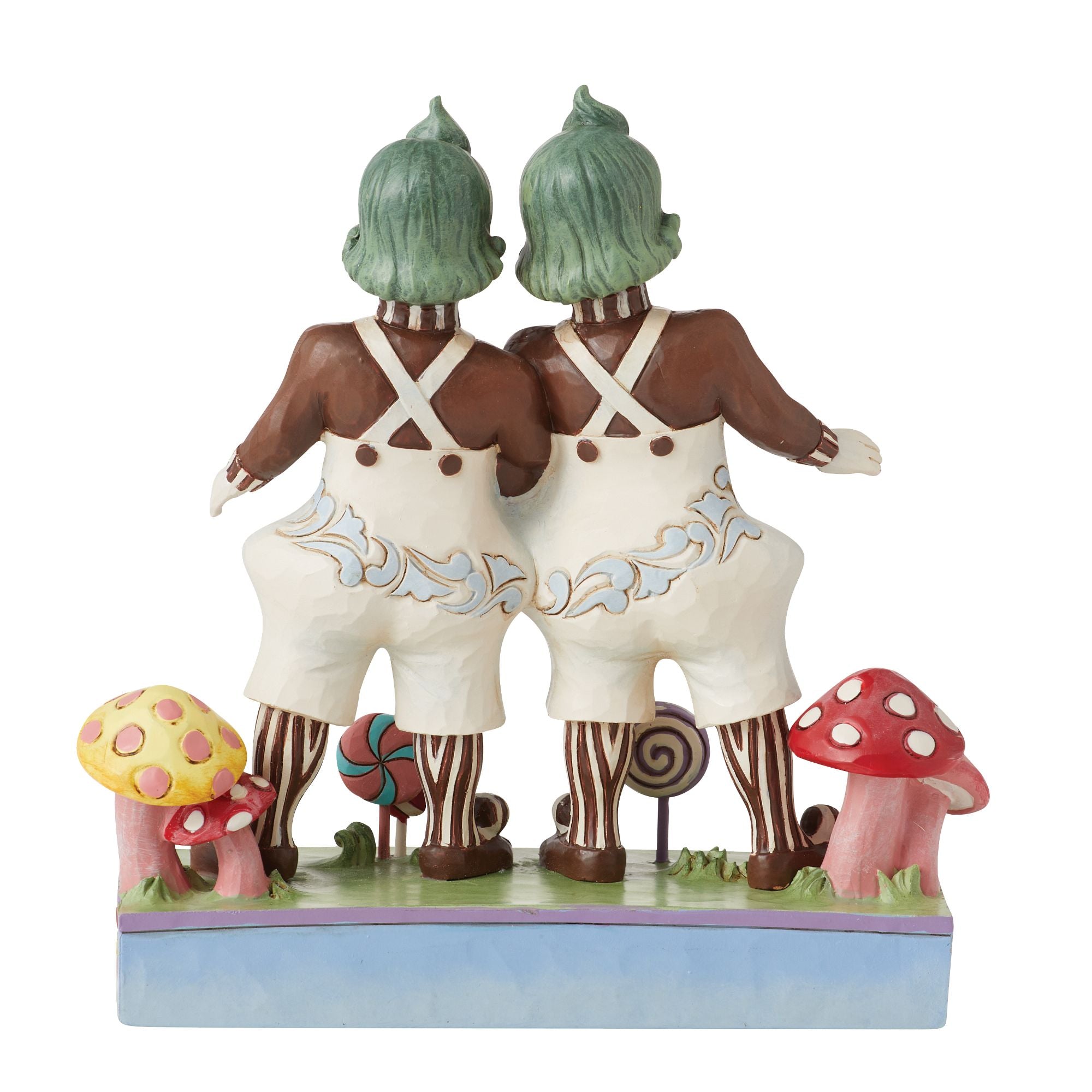 Oompa Loompas Side by Side - Fun Collectible Figures for Movie Fans & Home Decor | Perfect for Display Shelves, Office Desks, and Gift Giving