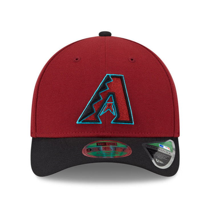 New Era 9Forty M Crown Arizona Diamondbacks Snapback Game Hat - Sedona Red & Black | Adjustable Baseball Cap for Men & Women | Perfect for Baseball Games, Sports Fans, and Casual Wear