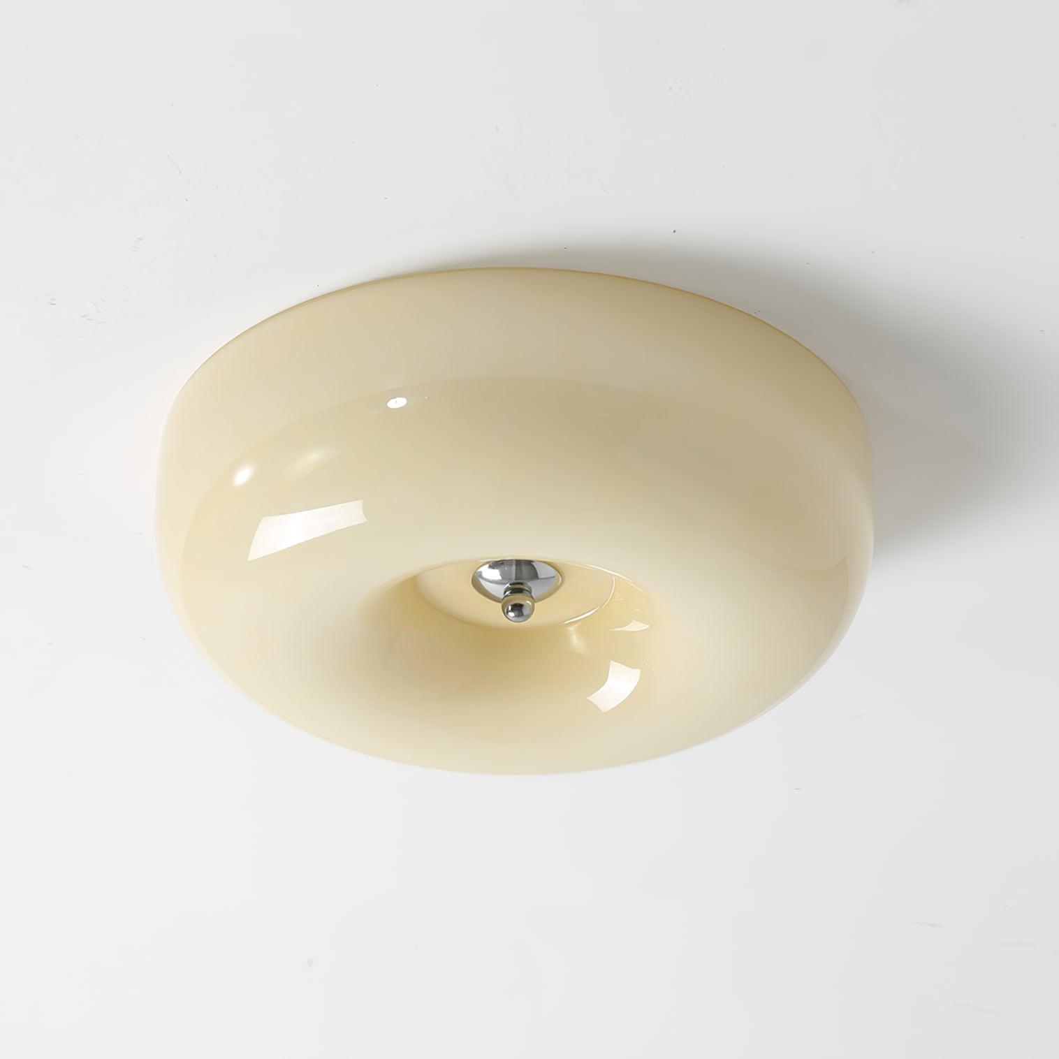 Cream Pudding Ceiling Light Fixture - Modern LED Bedroom Lighting for Living Room, Dining Room, Nursery & Home Decor