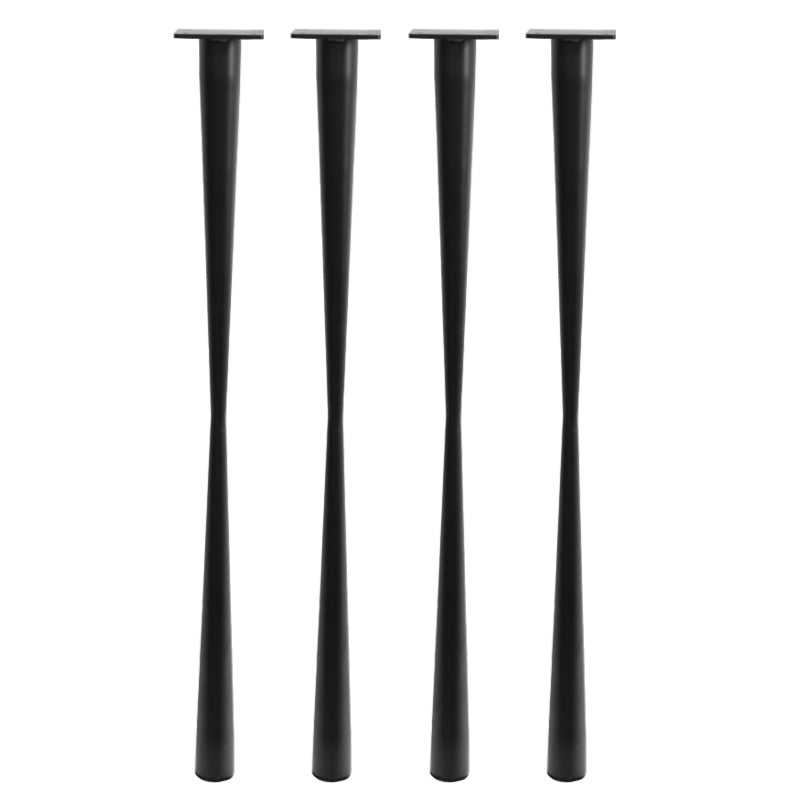G800726 71cm Straight Dining Table Legs Set of 4 - 3 Color Options (Black, White, Natural) - Perfect for Modern Kitchen, Restaurant, and DIY Furniture Projects
