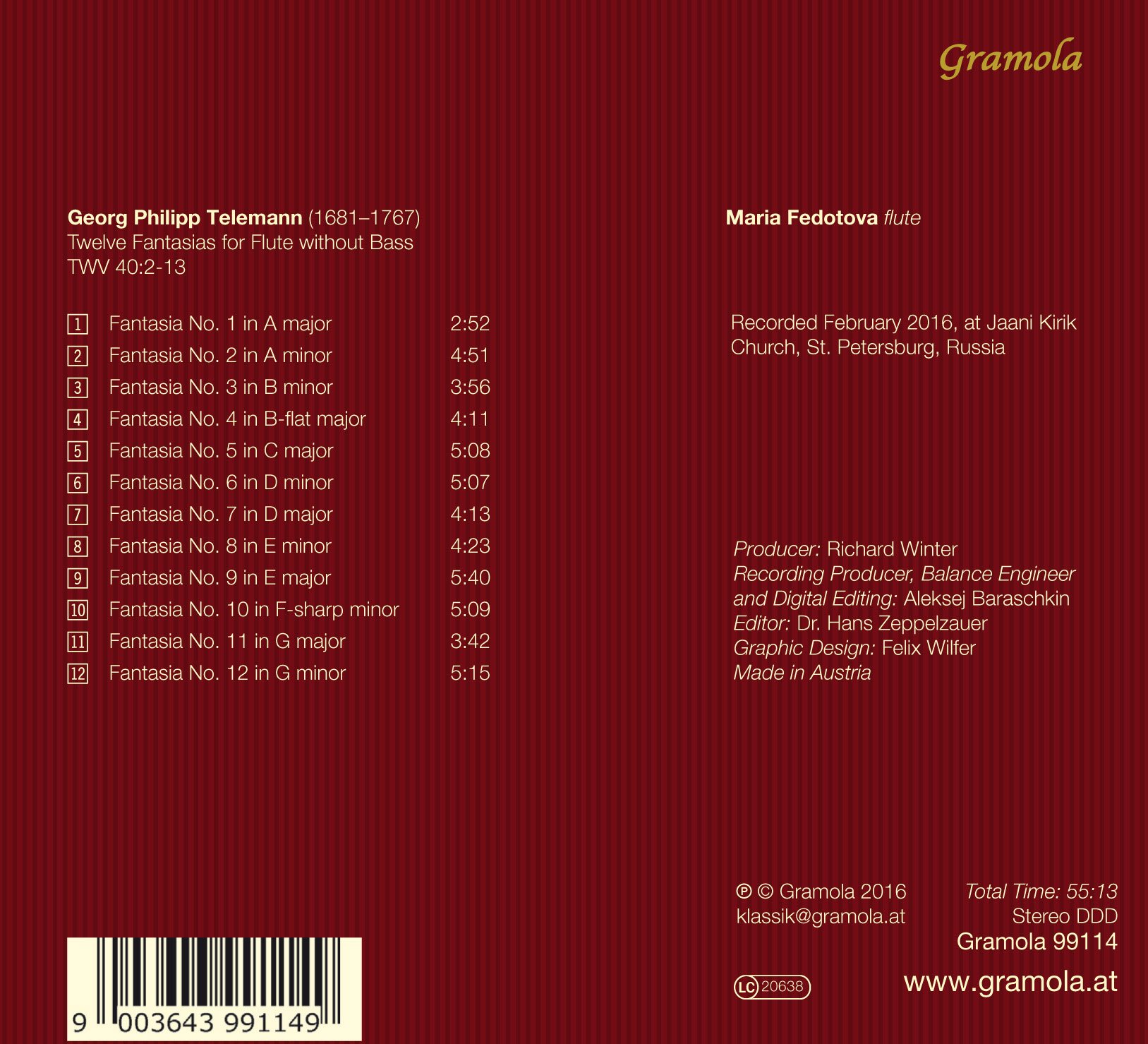 Telemann: 12 Flute Fantasias without Bass | Baroque Music for Solo Flute | Perfect for Practice, Performances & Recitals