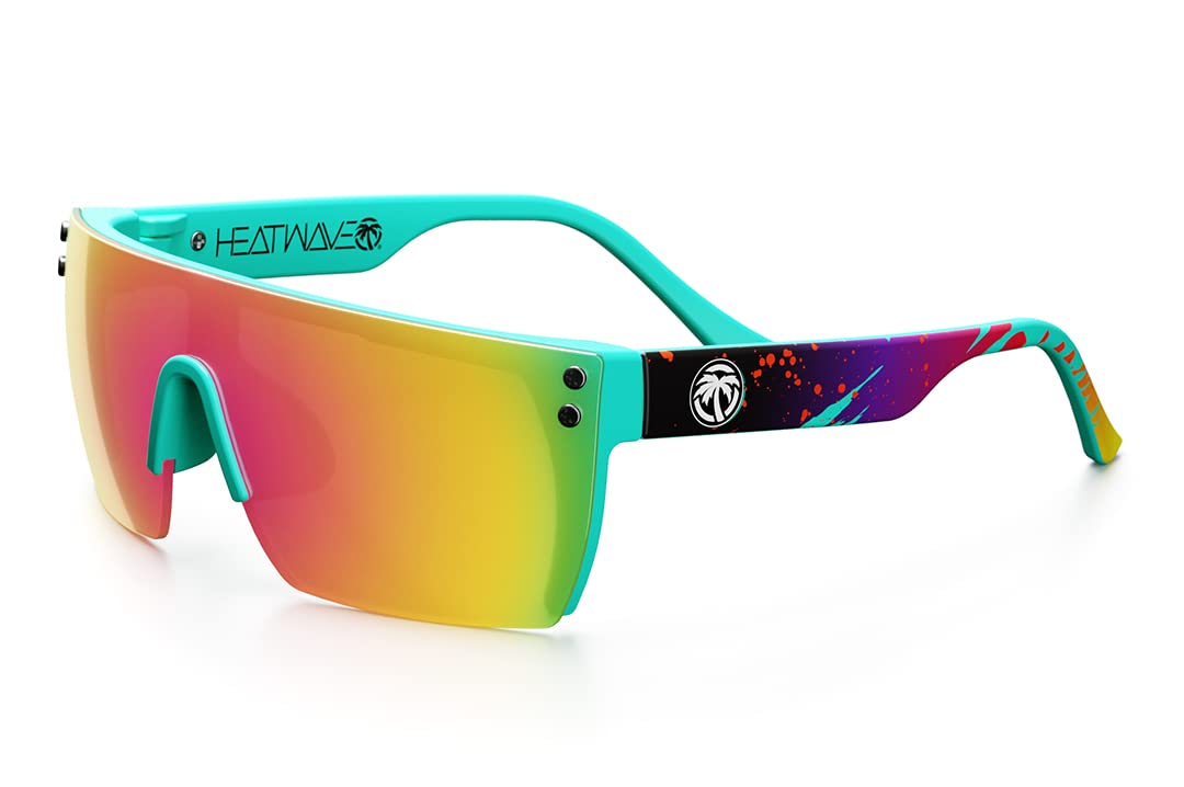 Heat Wave Visual Laser Face Kids Sunglasses - UV Protection, Stylish & Durable for Outdoor Play, Beach, and Summer Activities