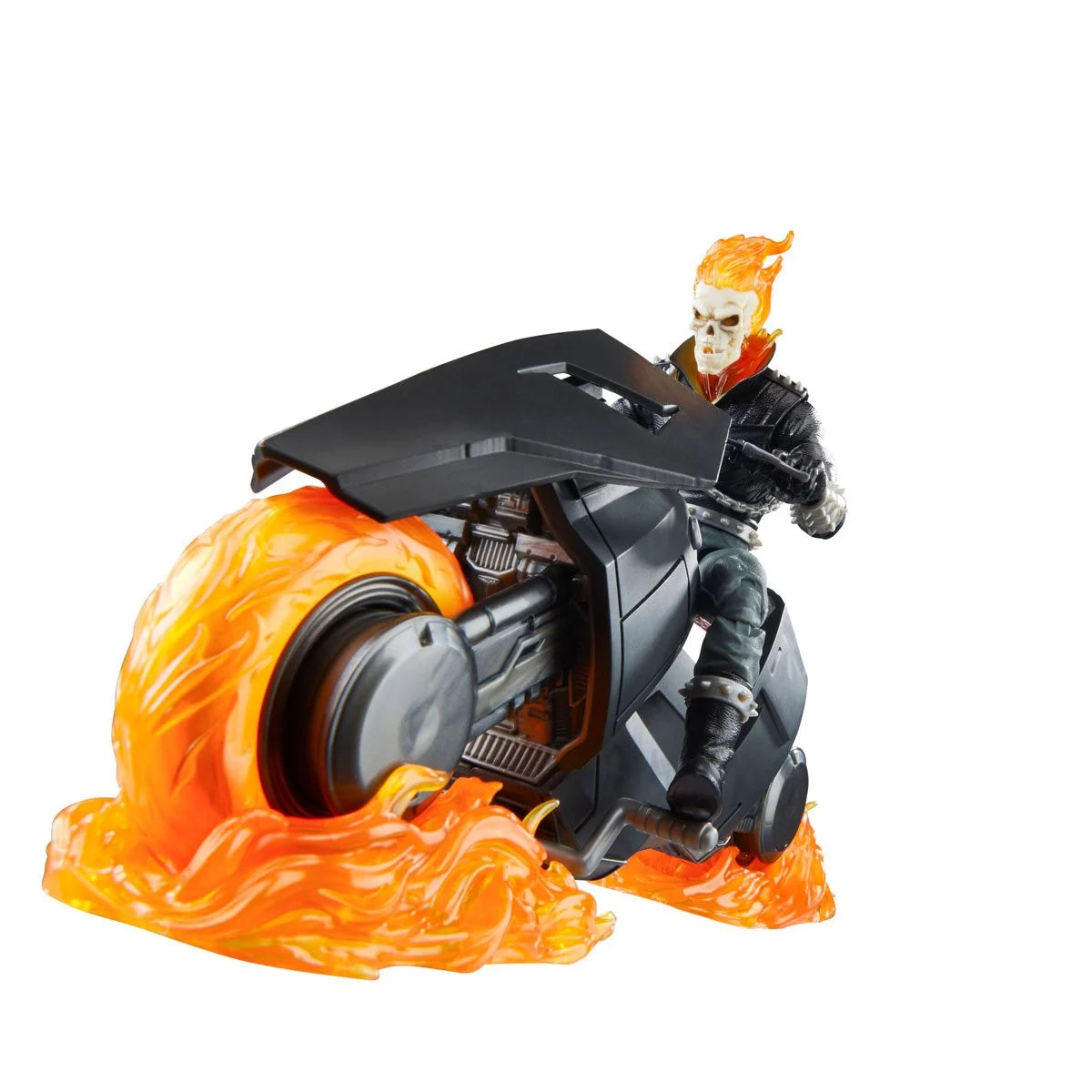 Marvel Legends Series Ghost Rider Danny Ketch with Motorcycle 6-Inch Action Figure - Collectible Toy for Superhero Fans & Marvel Universe Display