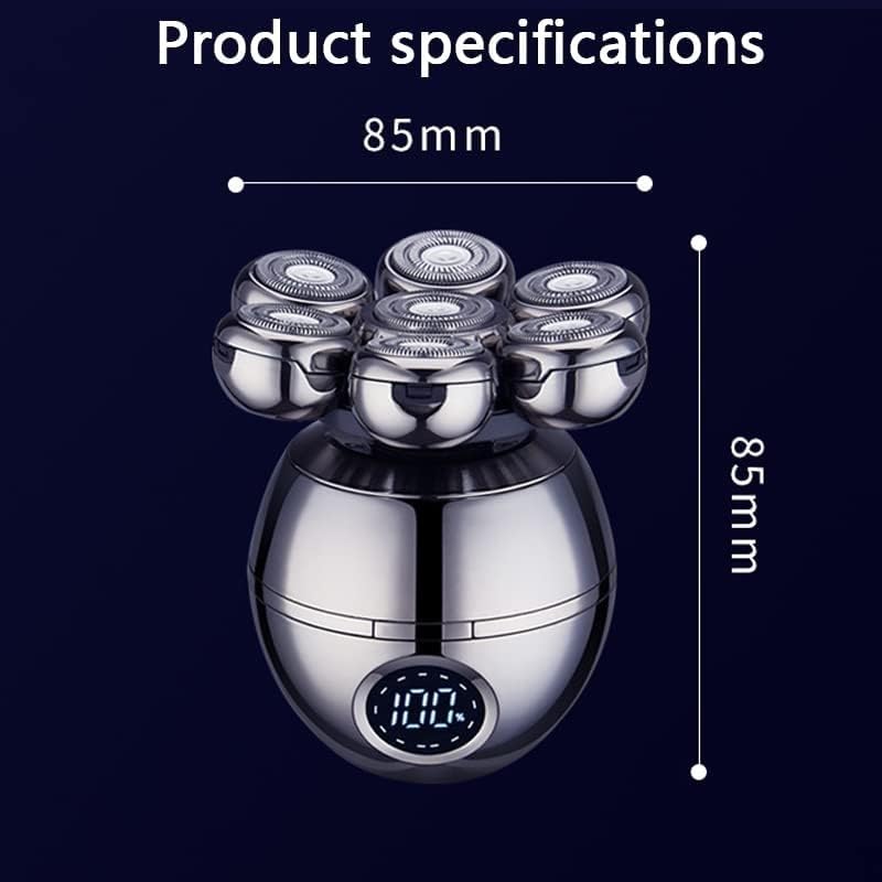 7D Electric Razor for Men - Waterproof Shaver with 7 Floating Heads, LCD Display & Multifunction Trimmer | Perfect for Travel, Home Use & Grooming Kits