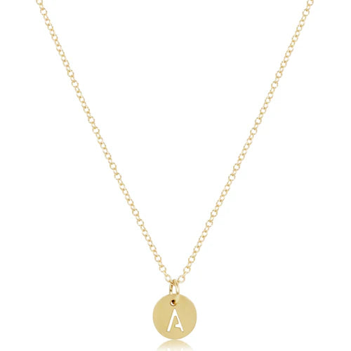 16K Gold Initial Necklace for Women - Personalized Custom Name Letter Pendant - Elegant Layering Jewelry for Everyday Wear, Gift Giving & Special Occasions