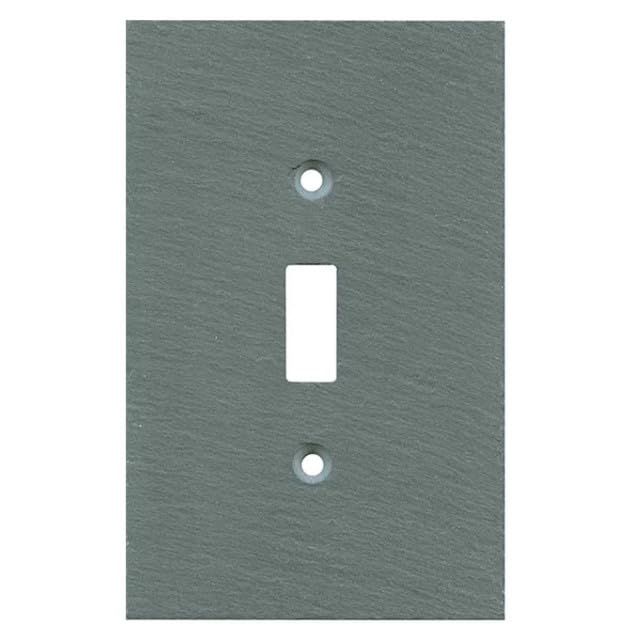 Vermont Slate Green Single Toggle Light Switch Cover - 1 Gang Decorative Wall Plate (3.25