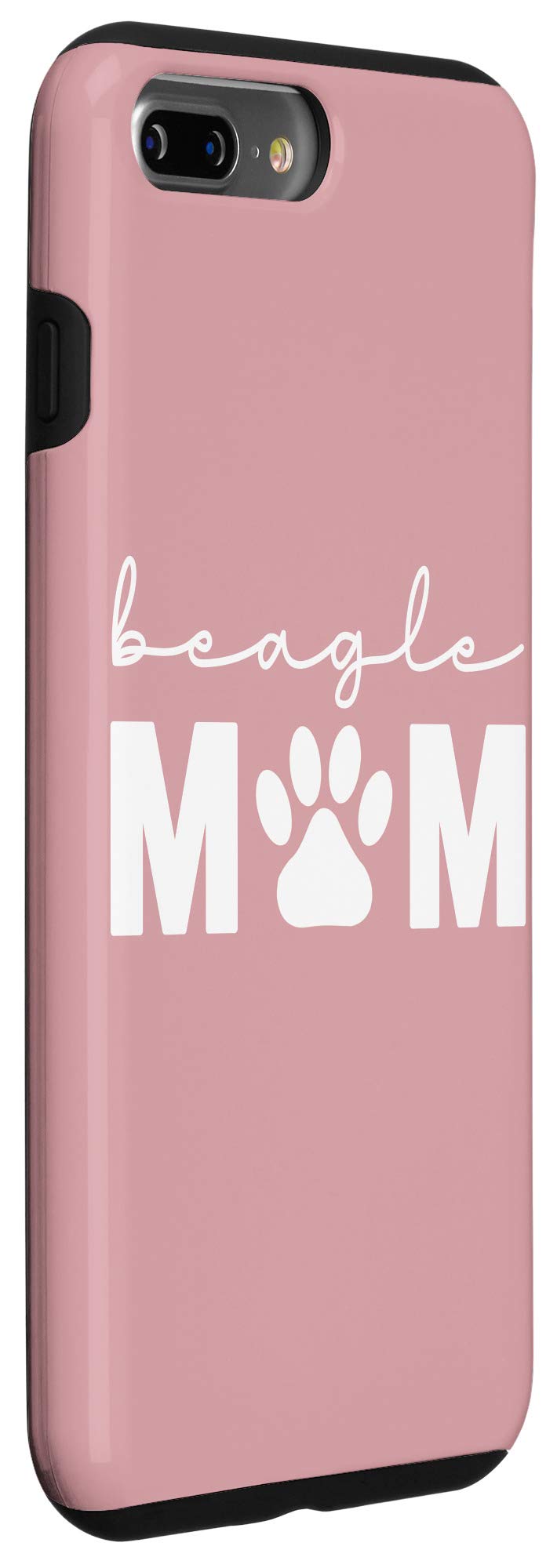 Beagle Mom iPhone 7 Plus/8 Plus Case - Cute Dog Pattern Protective Phone Cover for Women - Perfect Gift for Dog Lovers & Everyday Use