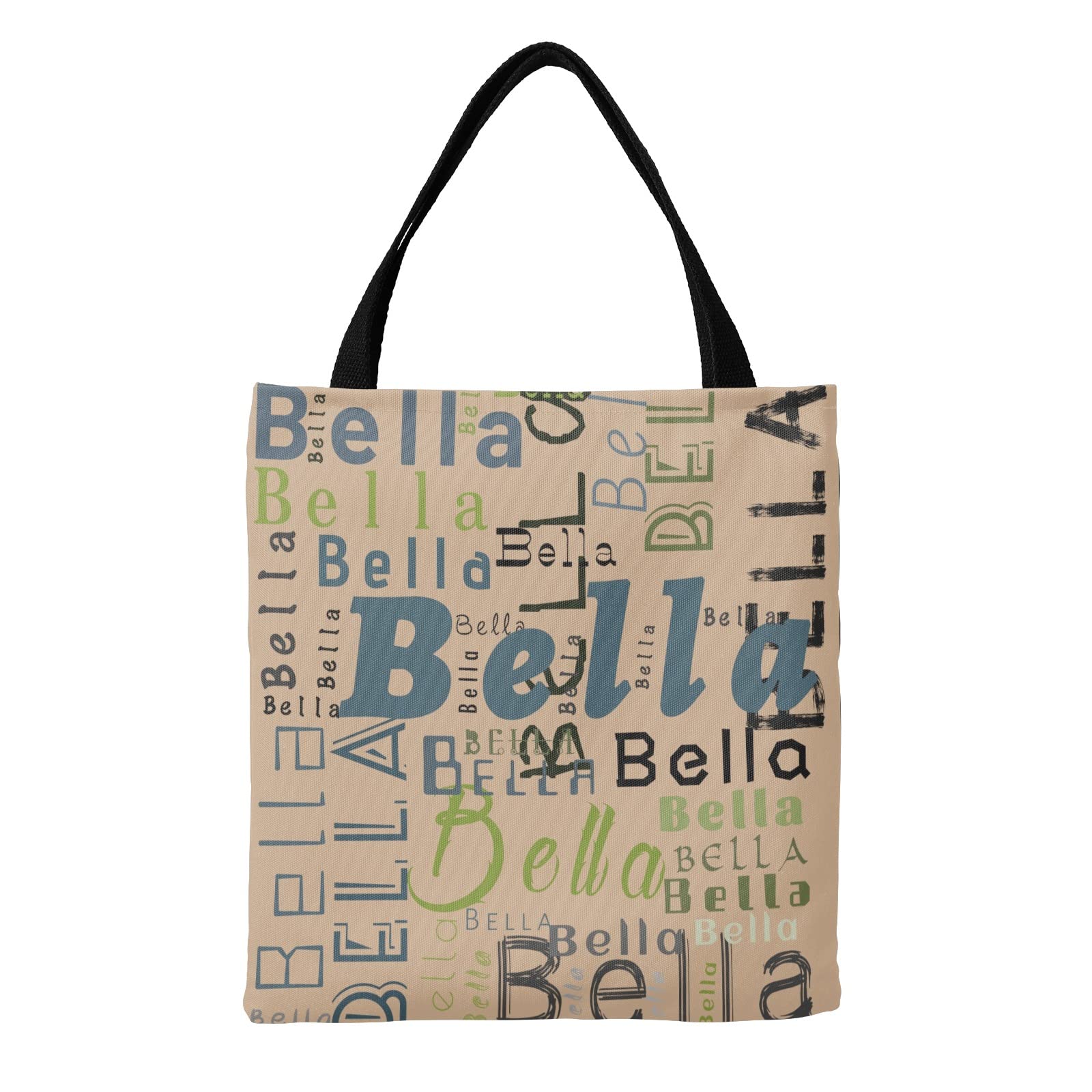 Custom Personalized Tote Bags with Name - Eco-Friendly Canvas Tote Bags for Women | Perfect for Shopping, Beach, Work & Everyday Use