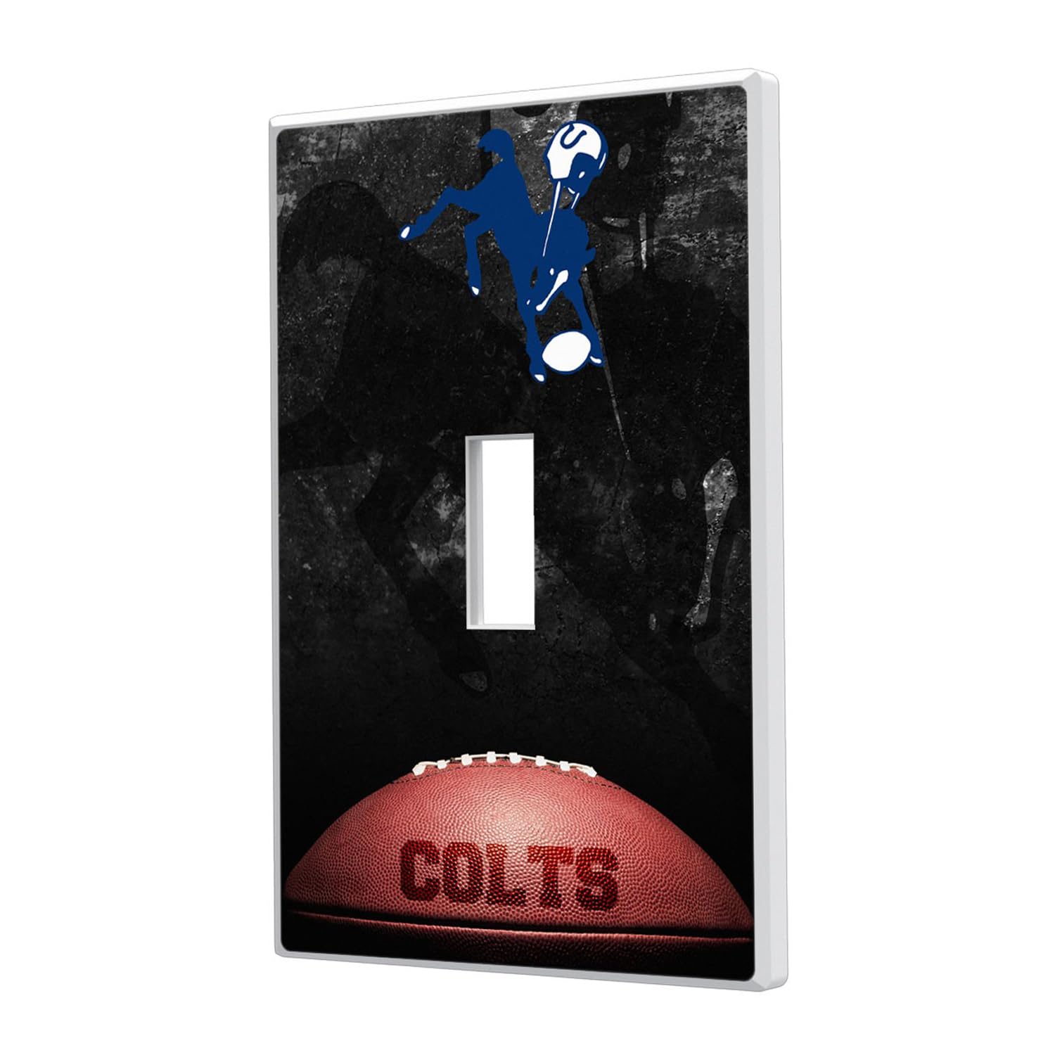 NFL Legendary Design Single Toggle Light Switch Plate Cover - Decorative Football Theme for Bedroom, Man Cave & Game Room Decor