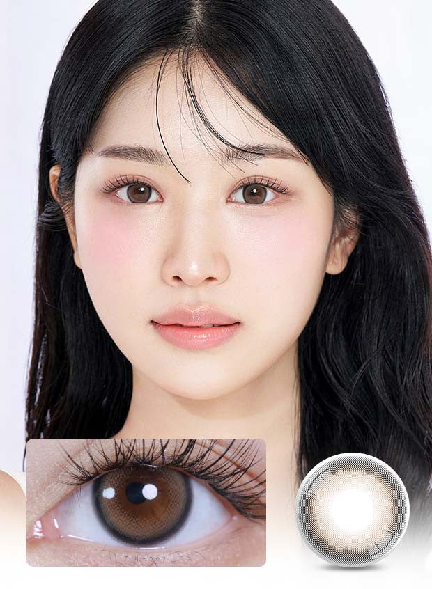 Sweetfy Brown Monthly Contact Lenses (2 Pairs) - Buy 1 Get 1 Free - Natural Eye Color Enhancement for Daily Wear & Special Occasions