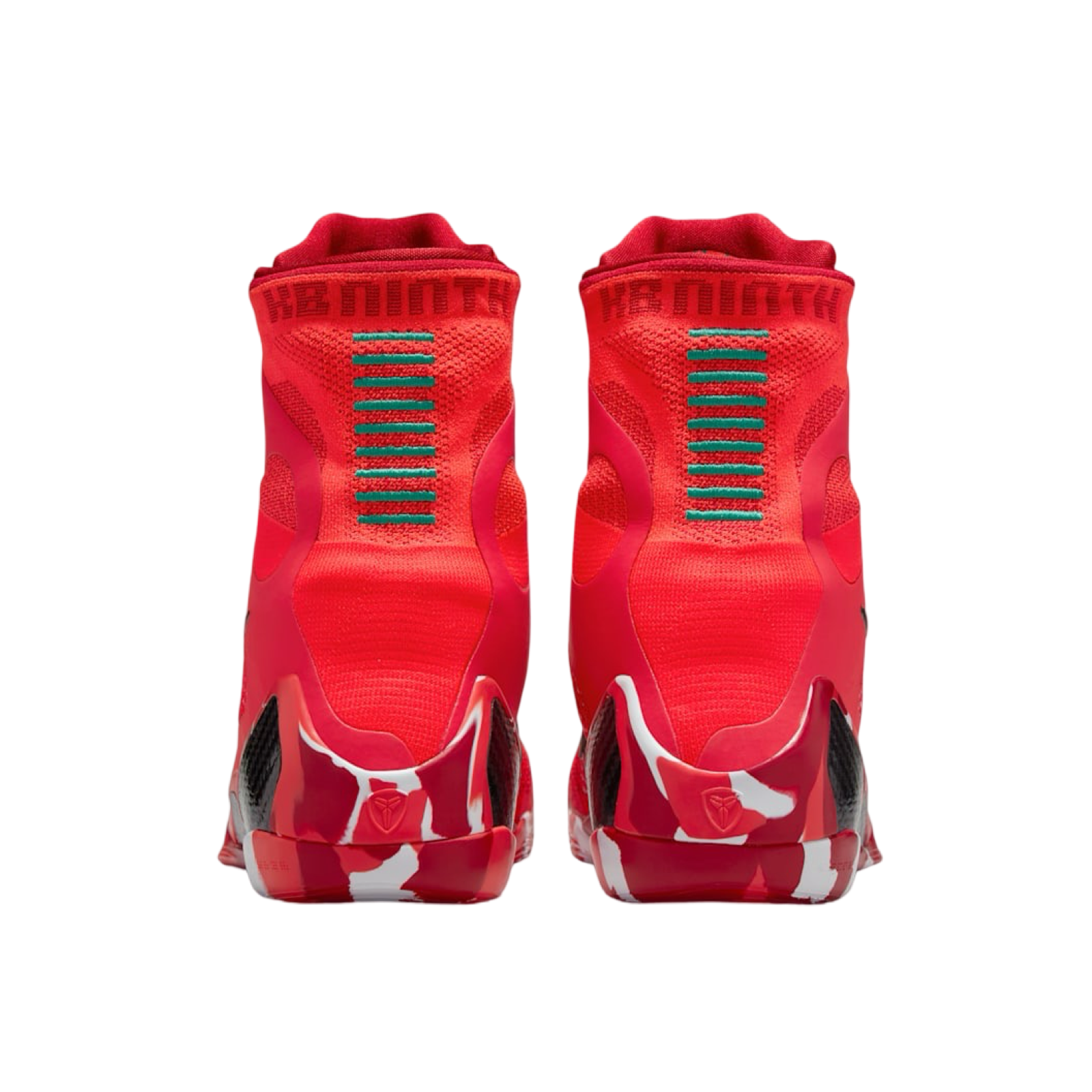 Nike Kobe 9 XMAS 2024 Elite Protro High Basketball Shoes - Bright Crimson Black White for Men - Perfect for Christmas Gifts & Court Performance